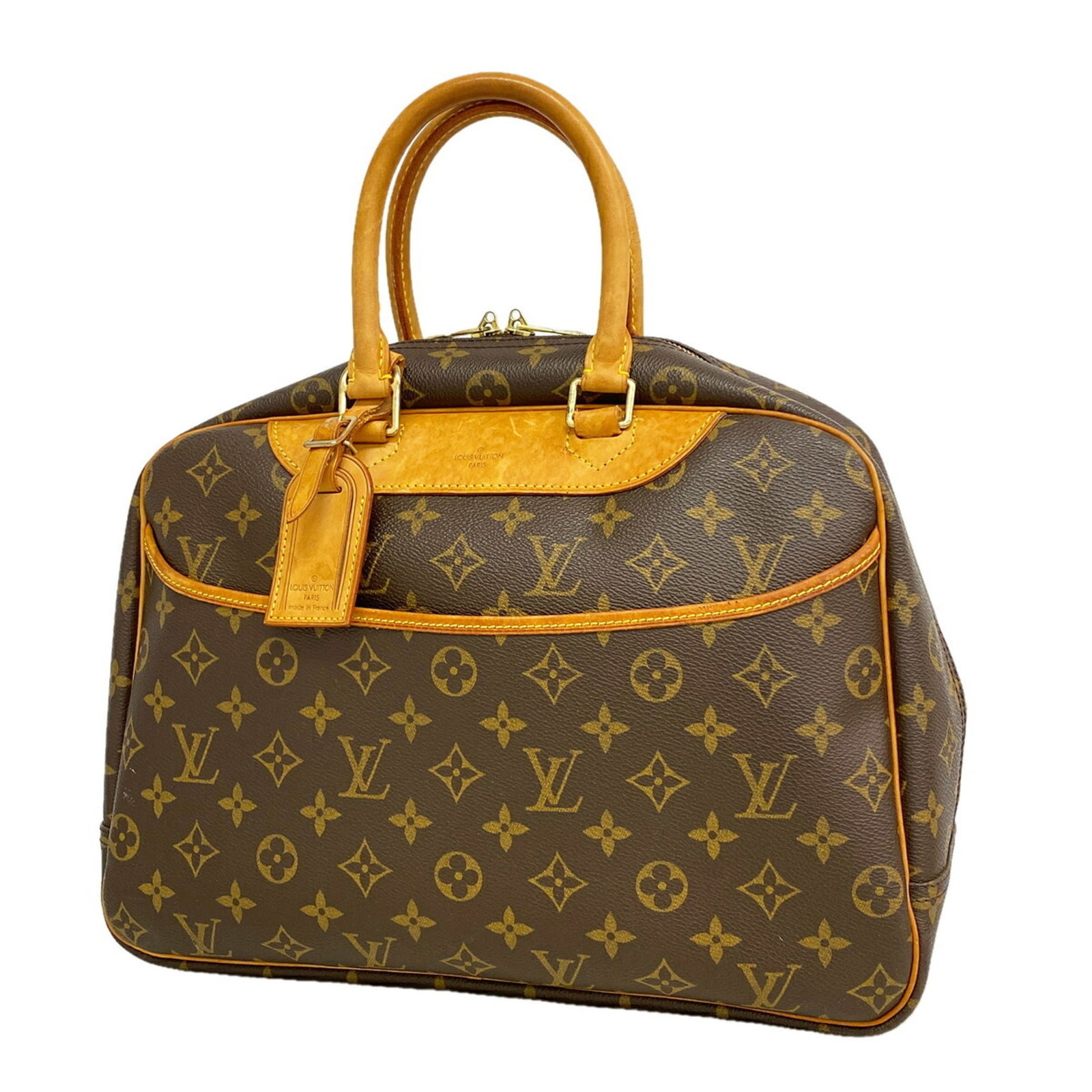 Handbag Louis Vuitton: Handbag Louis Vuitton Brown Louis Vuitton handbag with dimensions 26cm x 34cm x 13cm, perfect for everyday use. Made with signature craftsmanship, this stylish bag features a classic design that