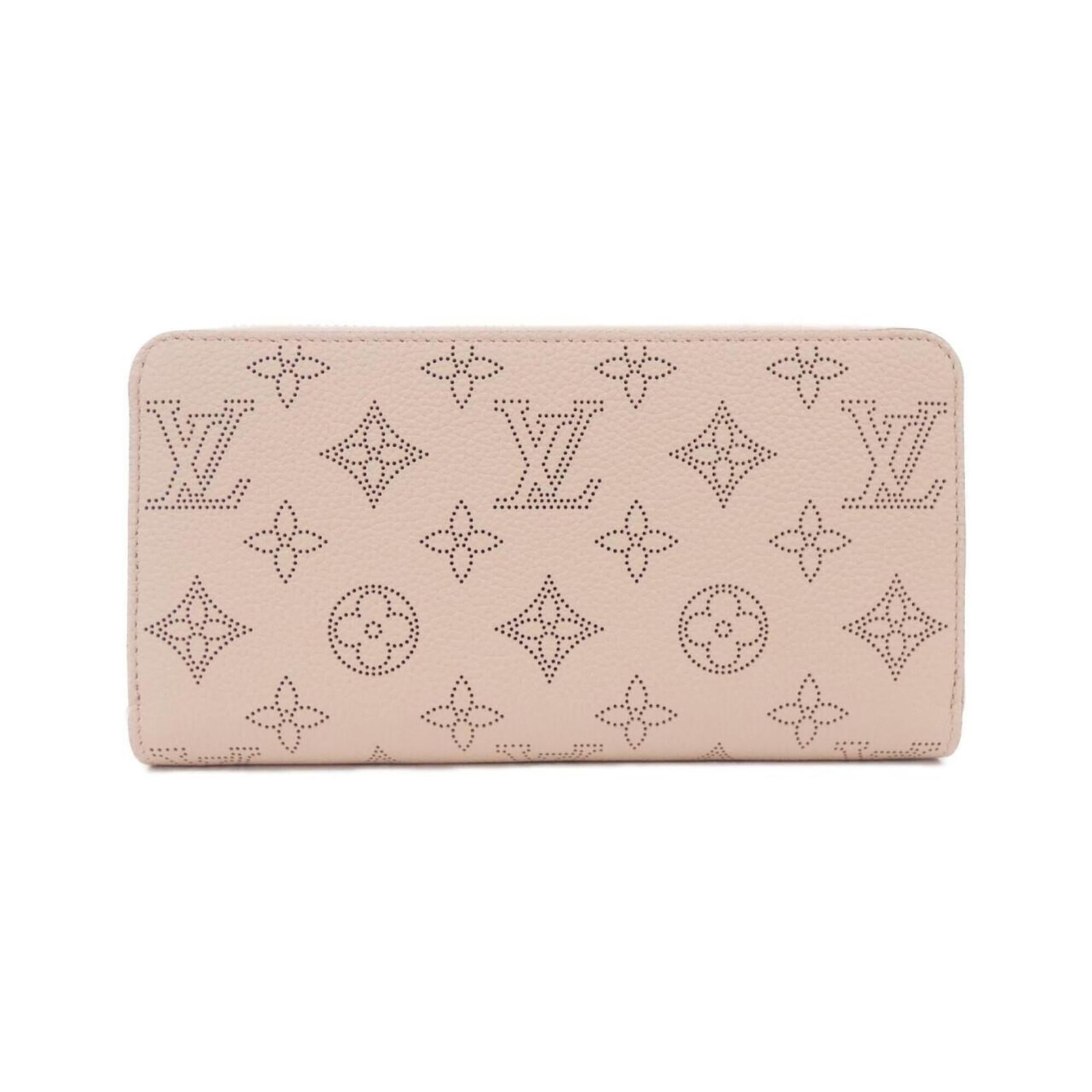 Leather Wallet Bi Fold Louis Vuitton: Leather Wallet Bi Fold Louis Vuitton Magnolia and Pink Calfskin Leather Bi-Fold Wallet from Louis Vuitton. This elegant wallet features a classic design with a long, bi-fold layout and a sophisticated