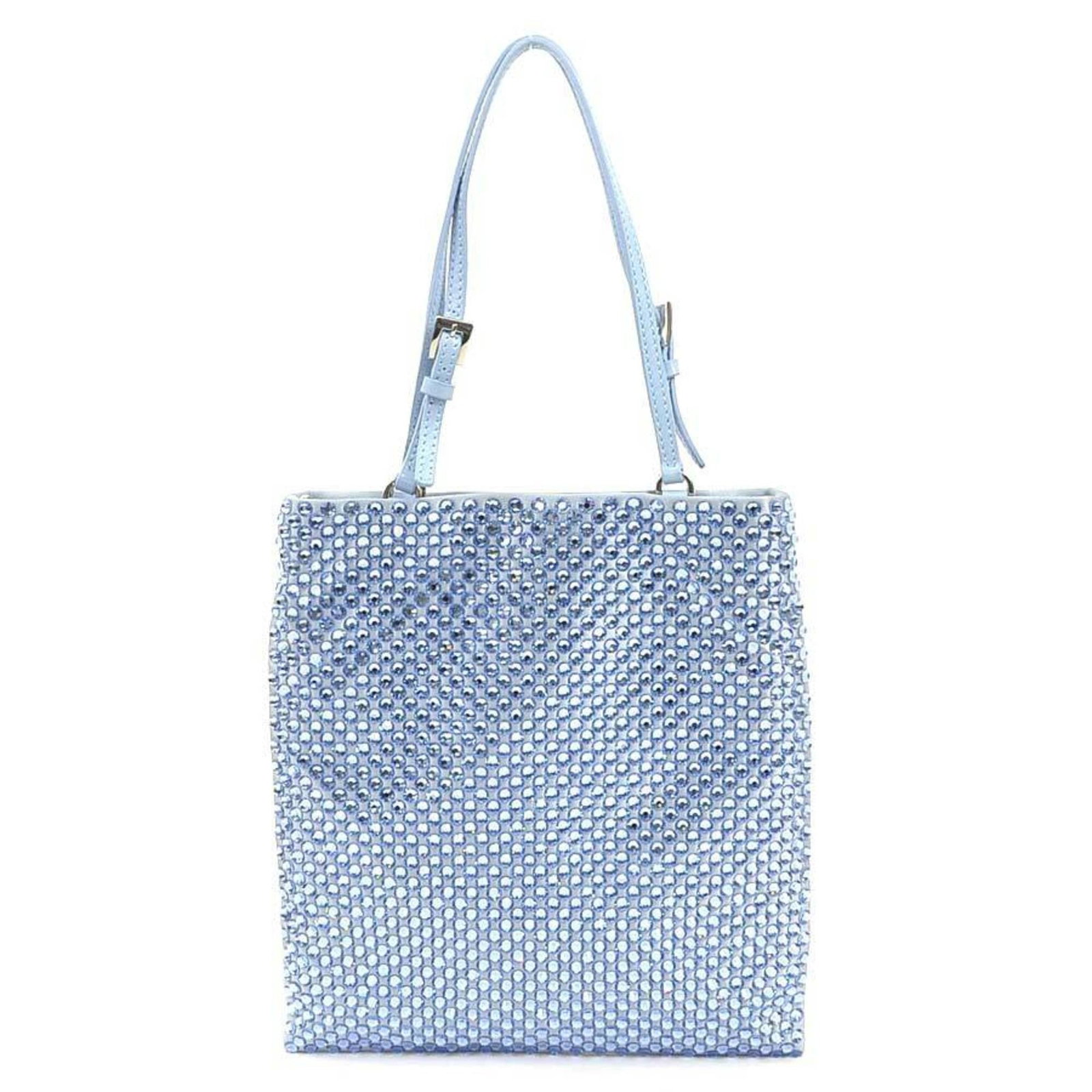 Satin Rhinestone Handbag Prada - 2