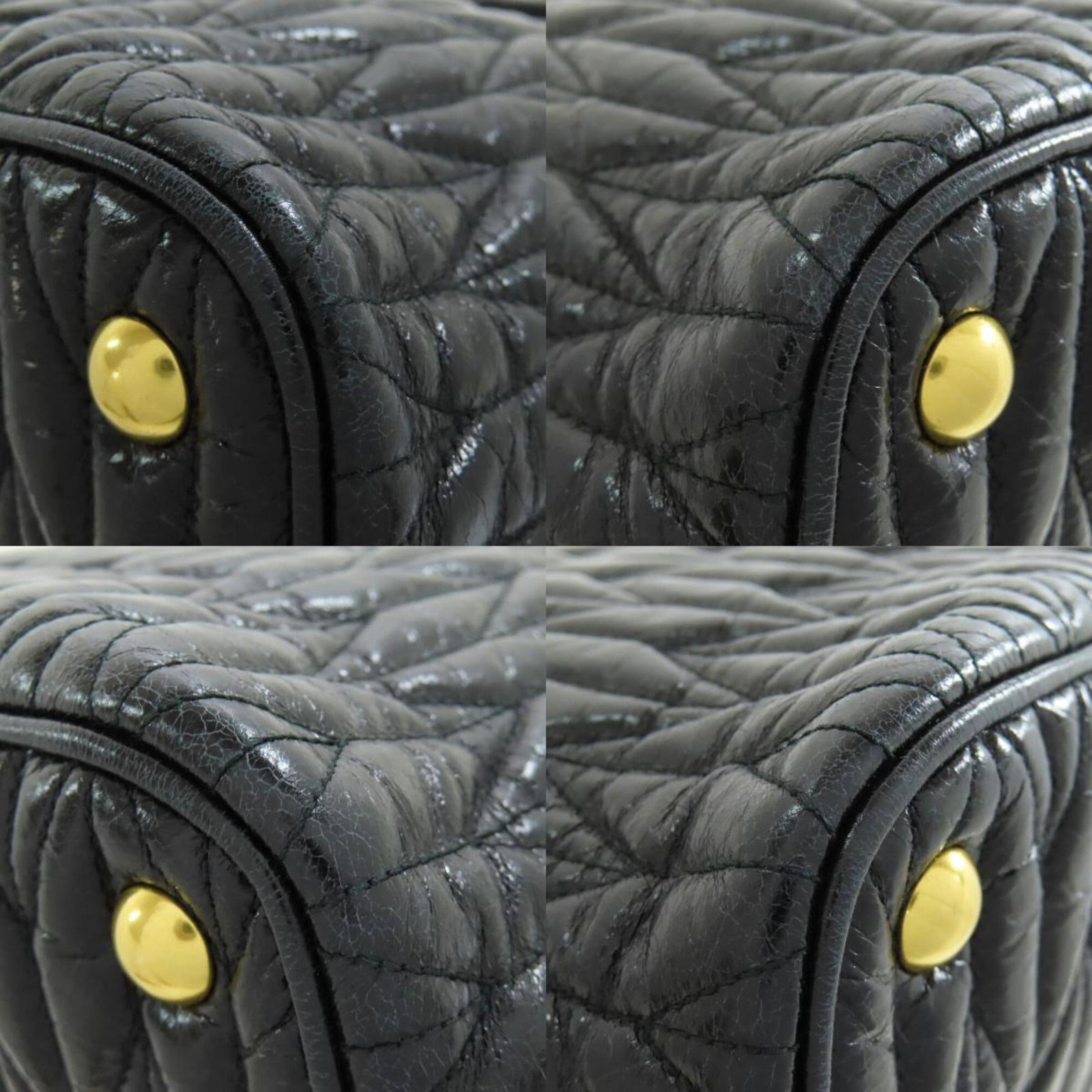 Handbag Miu Leather - 10