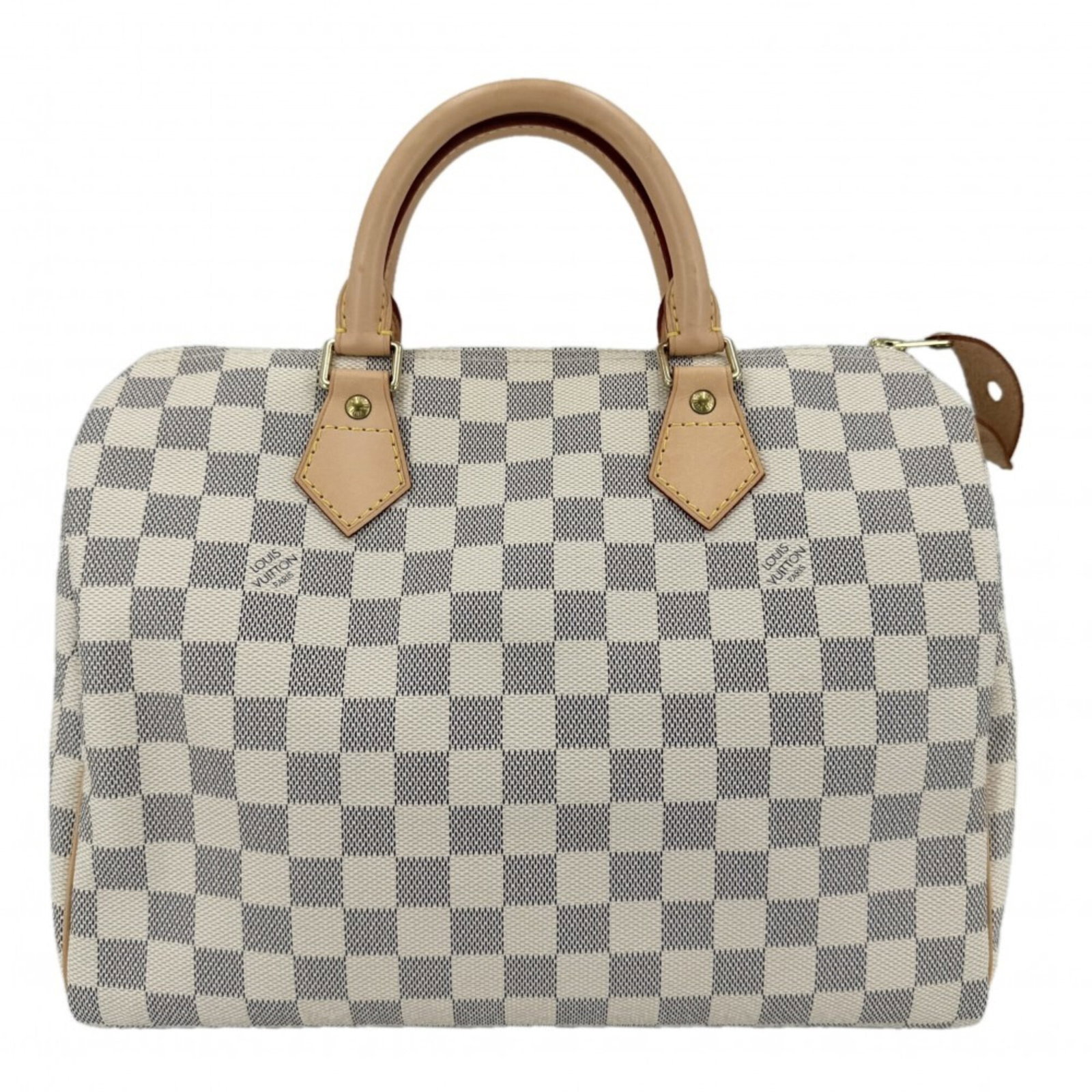 Damier Azur Boston Bag Handbag Louis Vuitton: Damier Azur Boston Bag Handbag Louis Vuitton Damier Azur Boston Bag Handbag Louis Vuitton - A timeless and sophisticated accessory, this Louis Vuitton Boston bag features the iconic Damier Azur patter