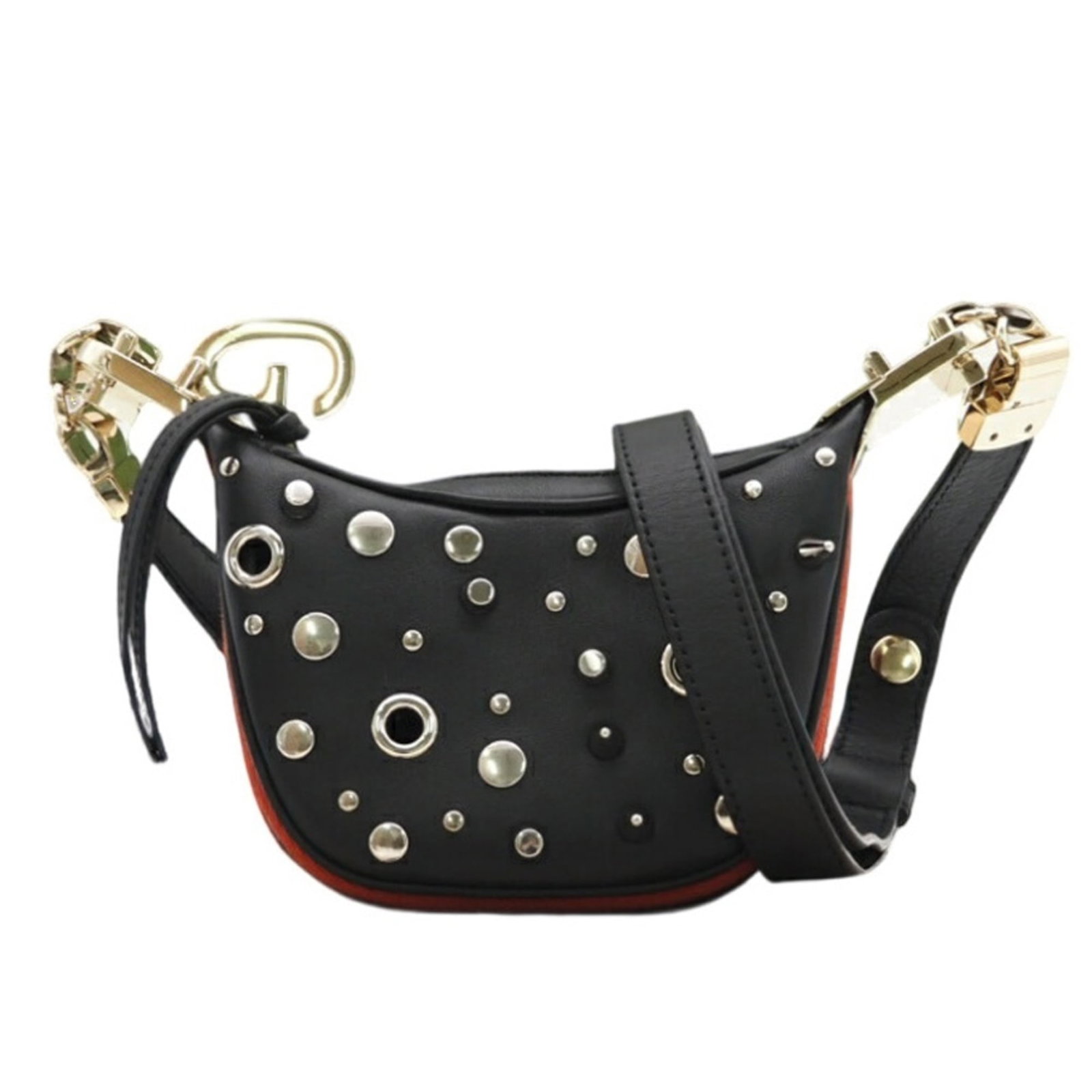 Shoulder Bag Leather: Shoulder Bag Leather Black leather shoulder bag with a sleek 9cm x 14.5cm x 4cm size, perfect for carrying essentials in style. This Gucci MPN 718512 bag features high-quality leather construction, ma