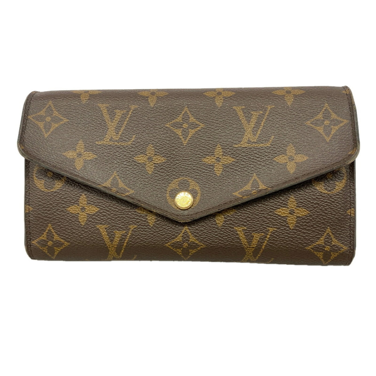 Long Wallet Louis Vuitton Bi Fold: Long Wallet Louis Vuitton Bi Fold The Louis Vuitton Bi Fold Long Wallet boasts a classic design with a timeless brown hue, measuring 10cm x 19cm x 2.5cm. This stylish accessory features a bi-fold