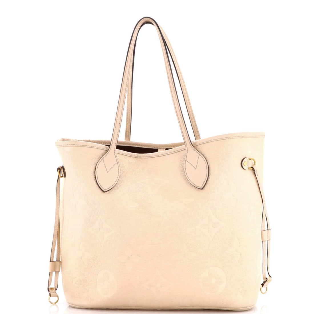 Neverfull Louis Vuitton Giant Empreinte Monogram MM Tote NM: Neverfull Louis Vuitton Giant Empreinte Monogram MM Tote NM The Neverfull Louis Vuitton Giant Empreinte Monogram MM Tote NM boasts a timeless neutral exterior with the iconic Monogram Empreinte design