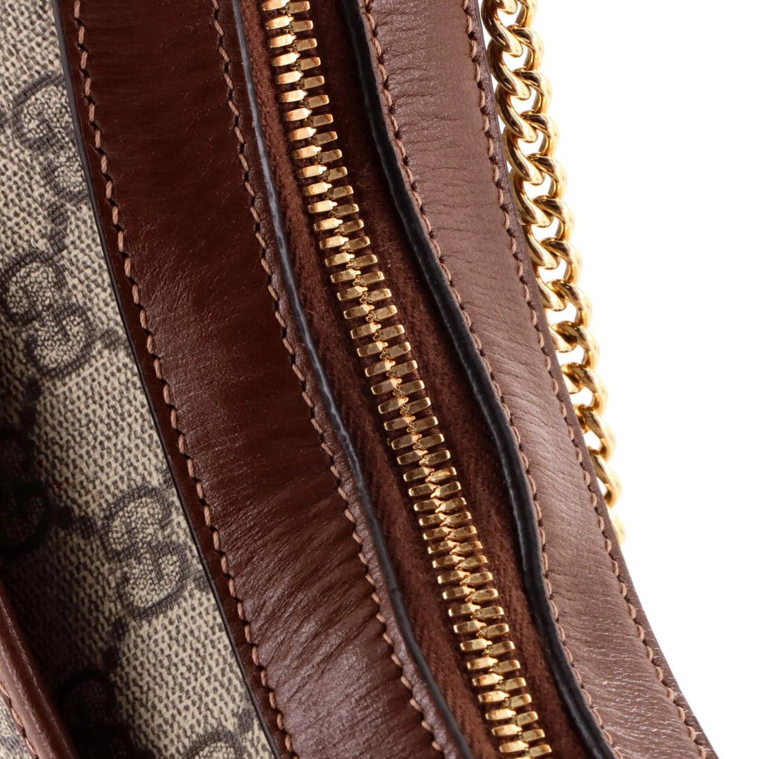 Mini GG Coated Canvas Hobo Patch Interlocking Moon Half Gucci - 6