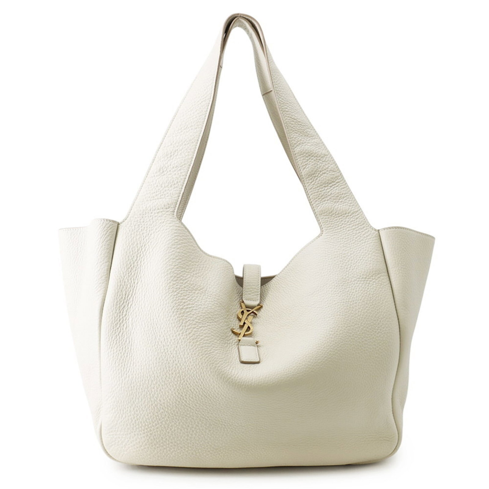 Yves Saint Laurent Handbag Tote: Yves Saint Laurent Handbag Tote Dark beige Yves Saint Laurent tote bag with a classic design, measuring 27cm x 57cm x 14.5cm. This Italian-made handbag features a timeless style that exudes elegance