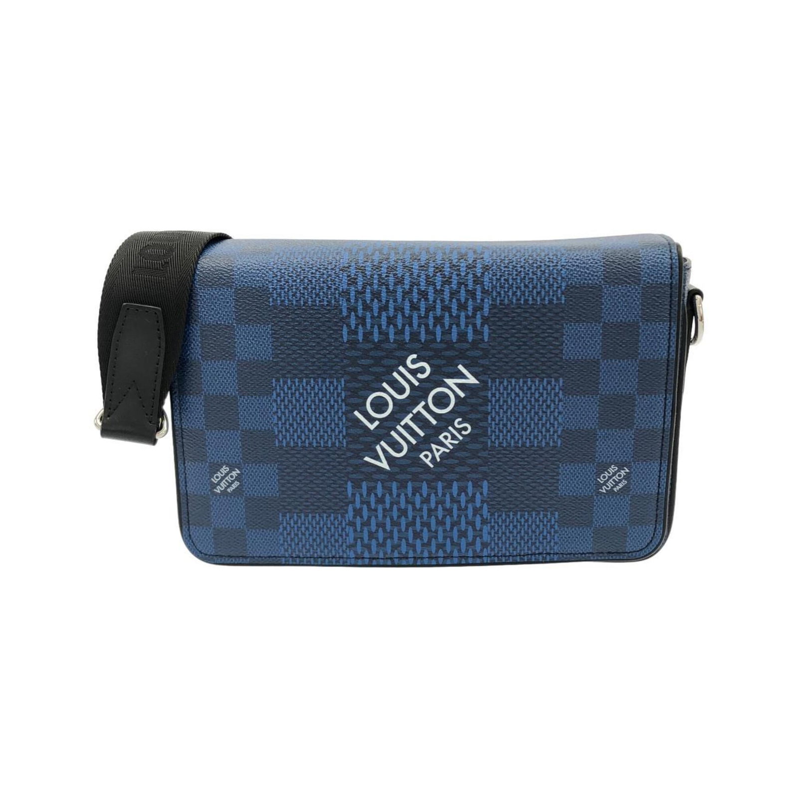 Canvas Coated Louis Vuitton Bag Shoulder: Canvas Coated Louis Vuitton Bag Shoulder Canvas Coated Louis Vuitton Bag Shoulder is a unique shoulder bag made from coated canvas, available in the distinctive Marine blue color. Measuring 16cm x