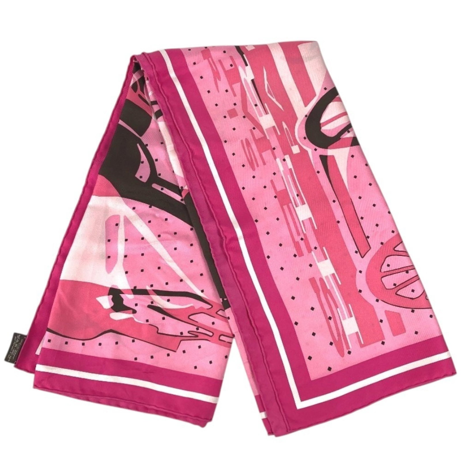Silk Hermes Scarf - 4