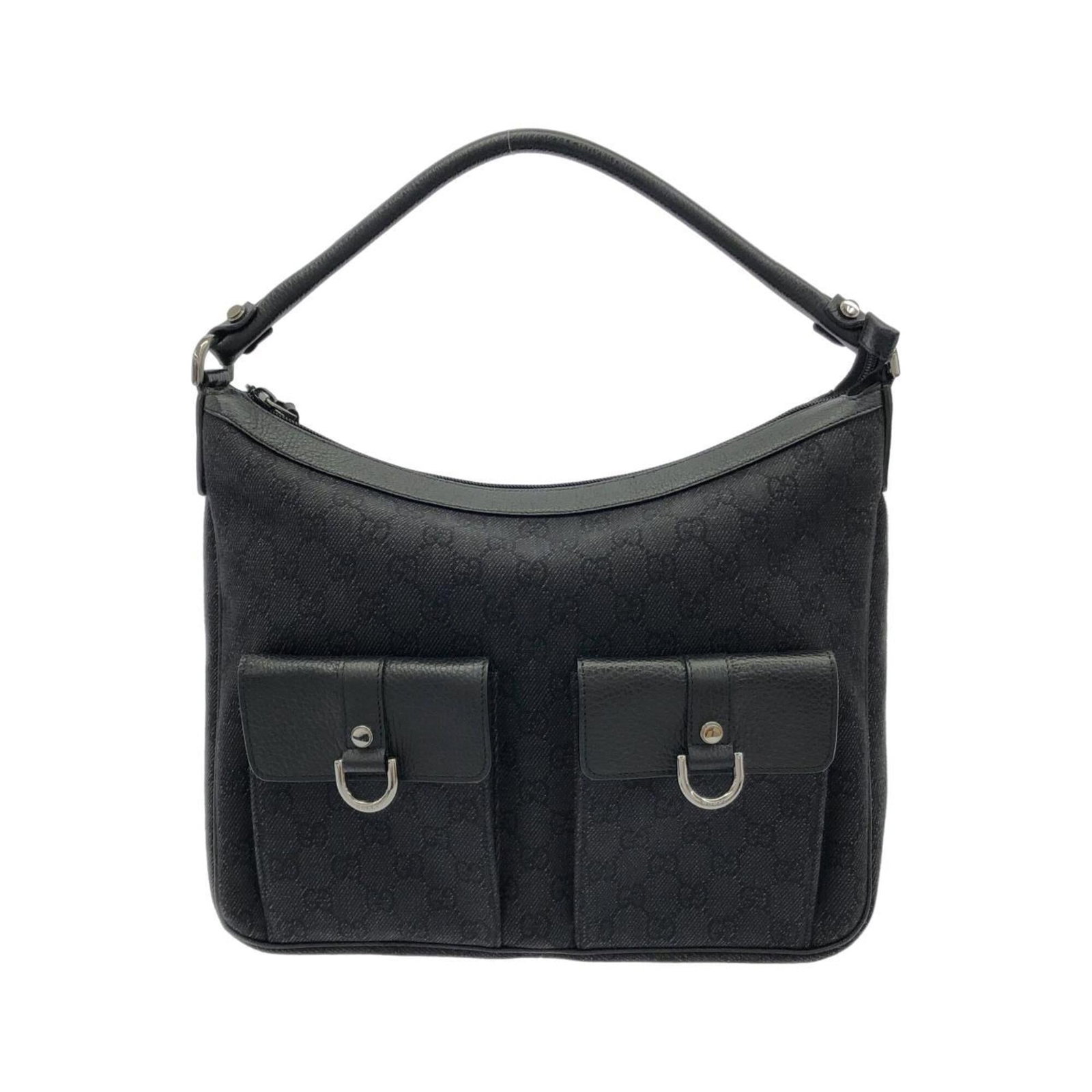 Shoulder Bag Gucci Denim: Shoulder Bag Gucci Denim Gucci Denim Shoulder Bag - A stylish and versatile accessory, this black denim shoulder bag features a classic design with a durable denim material and a signature Gucci