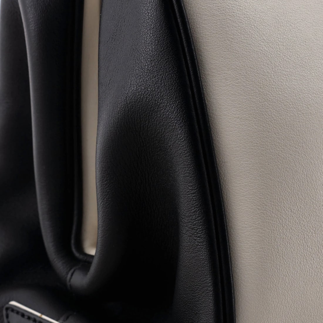 Light Frame Medium Leather Bag Shoulder Prada - 6