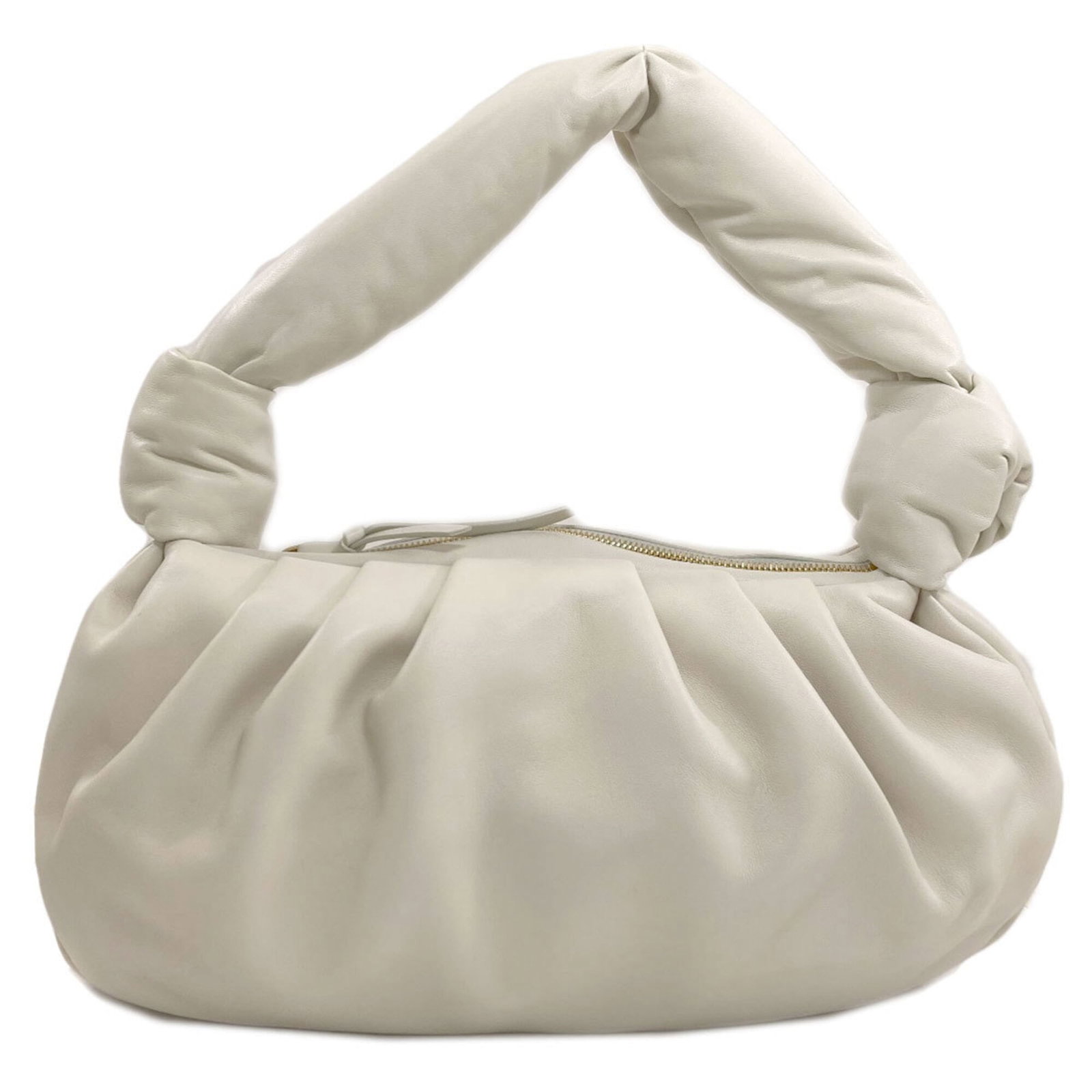 Handbag Miu Leather: Handbag Miu Leather The Miu Miu Handbag is crafted from high-quality Calfskin leather, offering a sophisticated and elegant design. With its compact size and classic style, this handbag is perfect