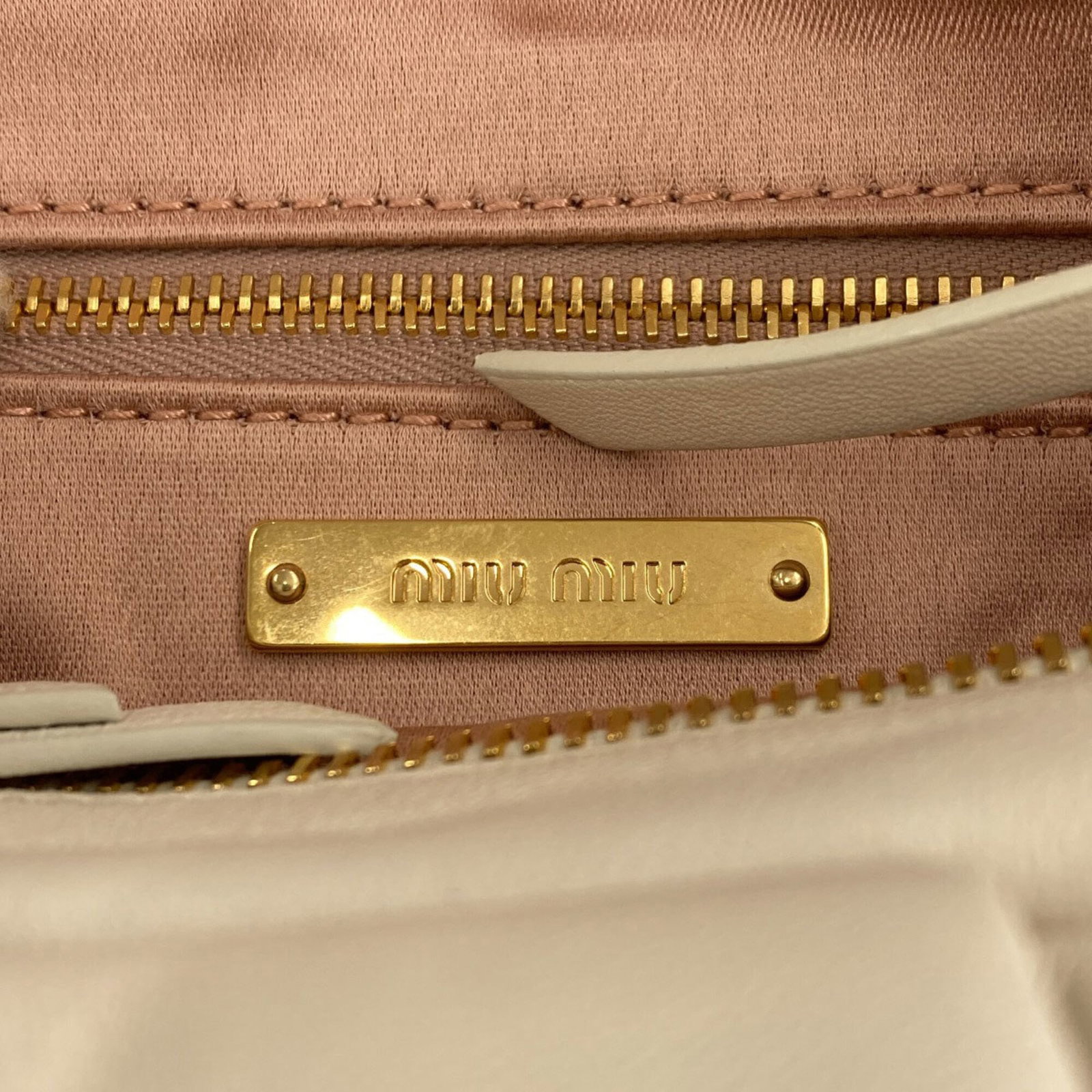 Handbag Miu Leather - 6