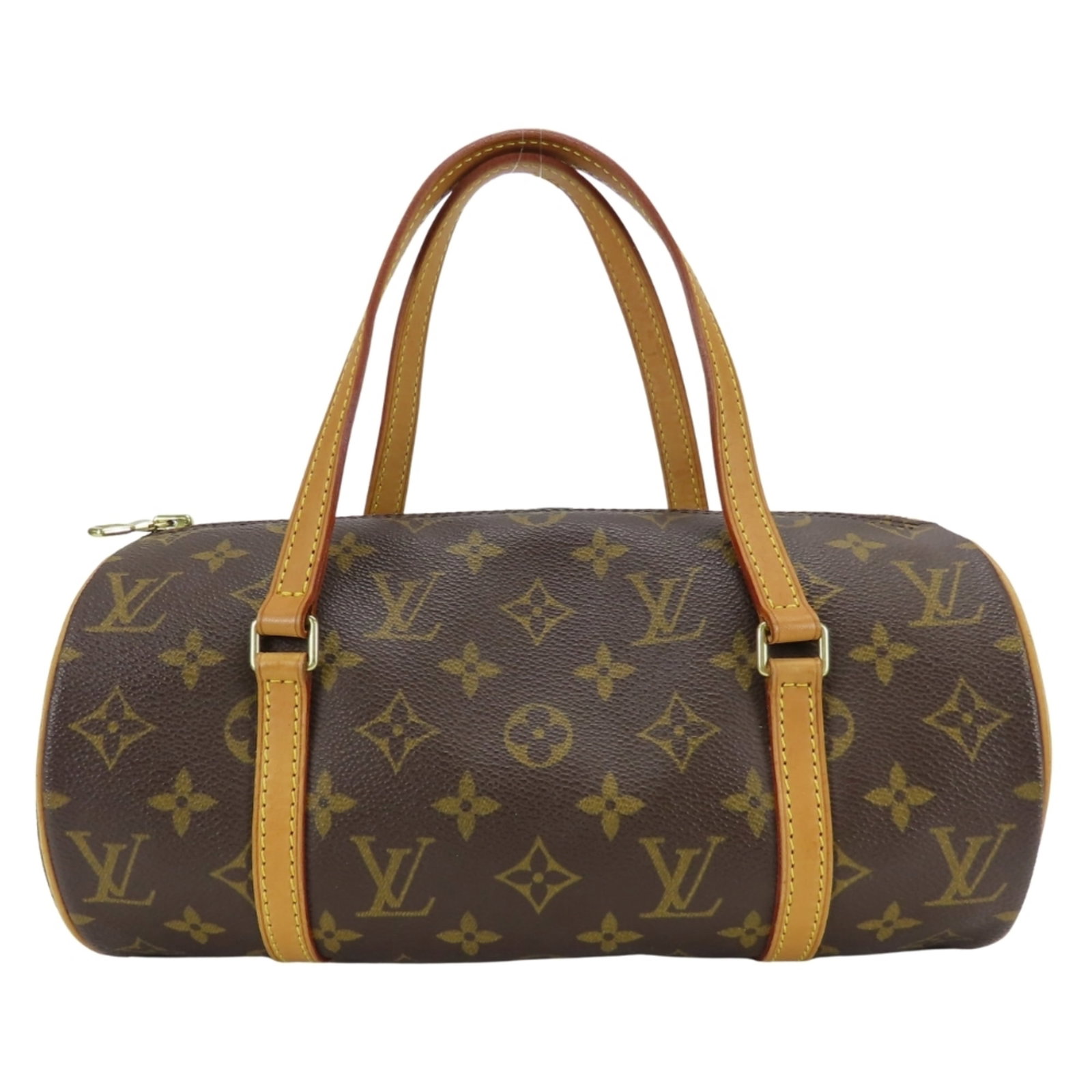 Louis Vuitton Monogram Handbag: Louis Vuitton Monogram Handbag Brown Monogram Louis Vuitton Handbag, 13cm x 27cm x 13cm, featuring the iconic monogram pattern, a timeless design element of the brand. Made from high-quality