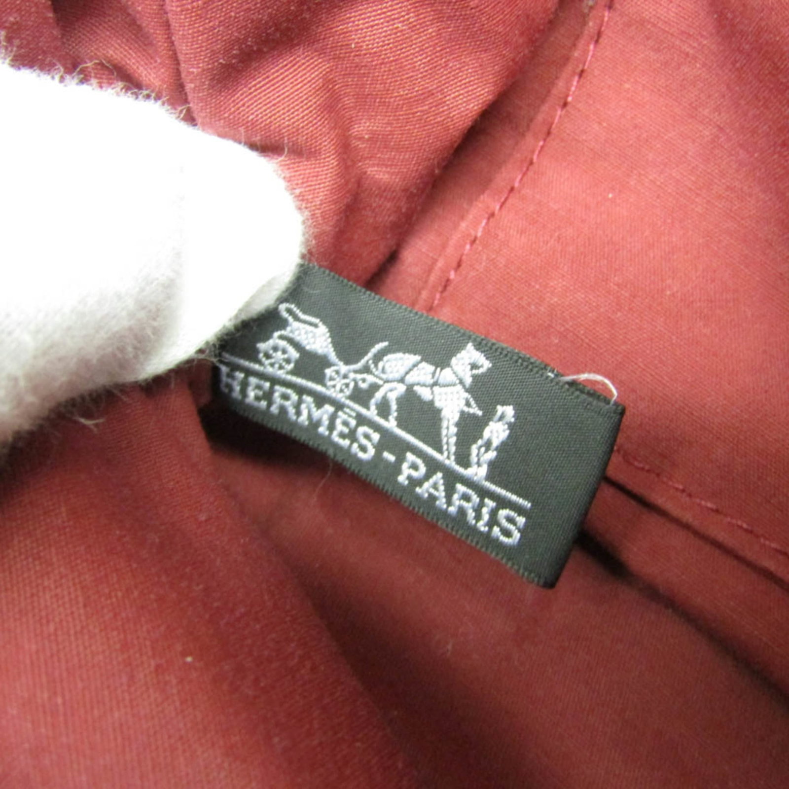 Cotton Leather Pouch Hermes - 11