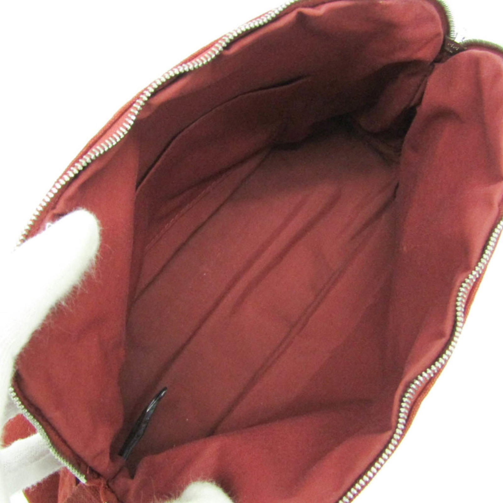 Cotton Leather Pouch Hermes - 3