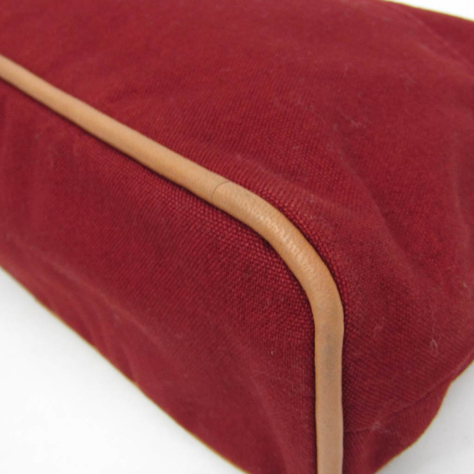 Cotton Leather Pouch Hermes - 4