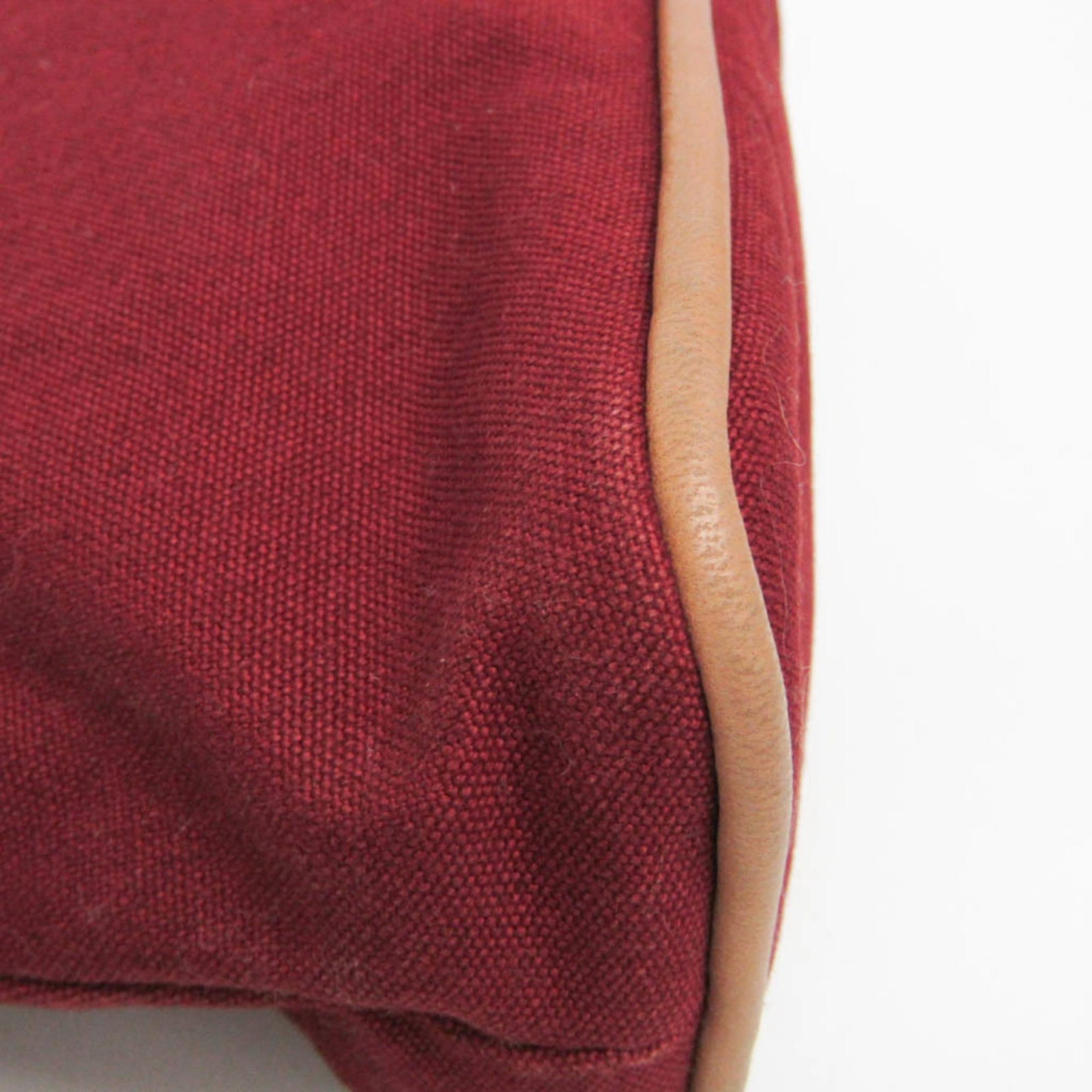 Cotton Leather Pouch Hermes - 5