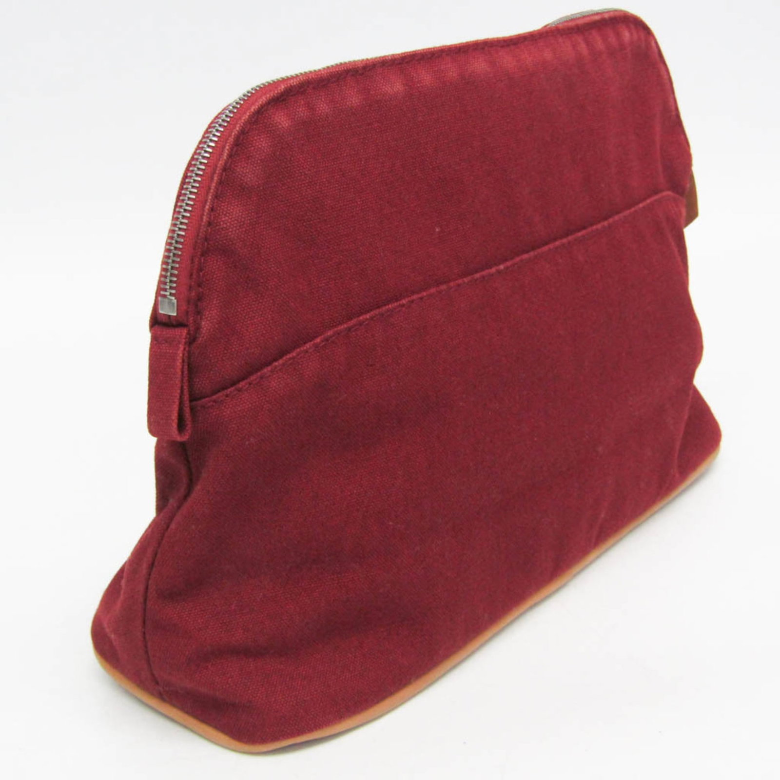 Cotton Leather Pouch Hermes - 6
