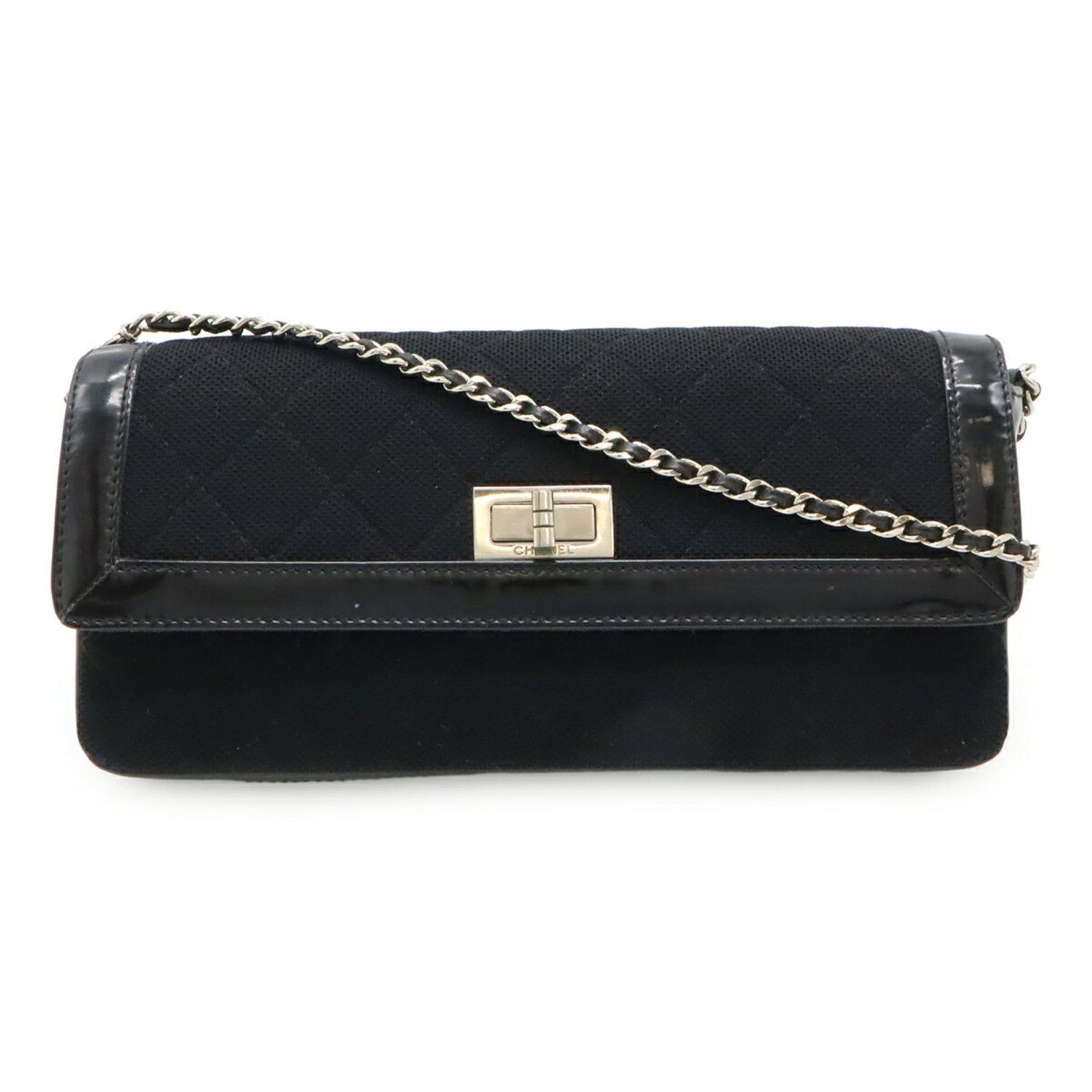 Canvas Patent Leather Chanel Bag Shoulder: Canvas Patent Leather Chanel Bag Shoulder Canvas Patent Leather Chanel Bag Shoulder - A sleek and sophisticated shoulder bag from the iconic French fashion house, featuring canvas and patent leather