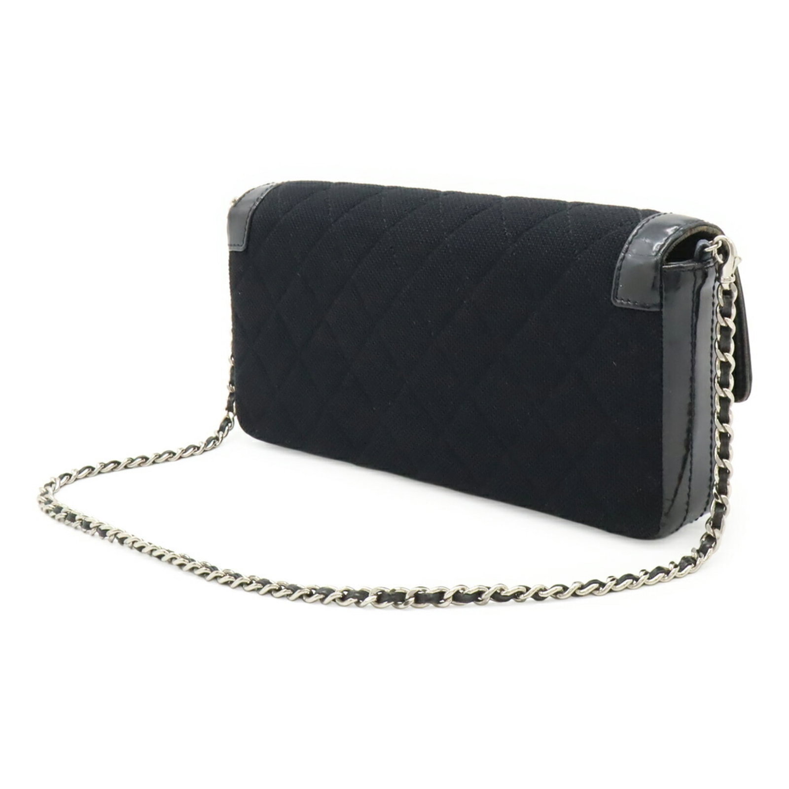 Canvas Patent Leather Chanel Bag Shoulder - 3