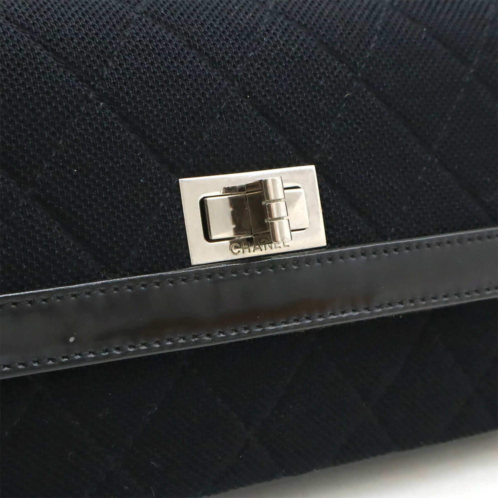 Canvas Patent Leather Chanel Bag Shoulder - 9