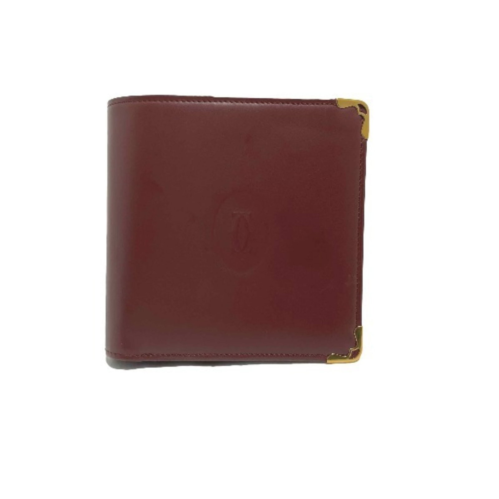 Cartier Wallet (Bi-Fold) Leather: Cartier Wallet (Bi-Fold) Leather Cartier Wallet (Bi-Fold) Leather is a high-quality, wine red bi-fold wallet made from genuine leather. The sleek design and classic style make it a timeless accessory