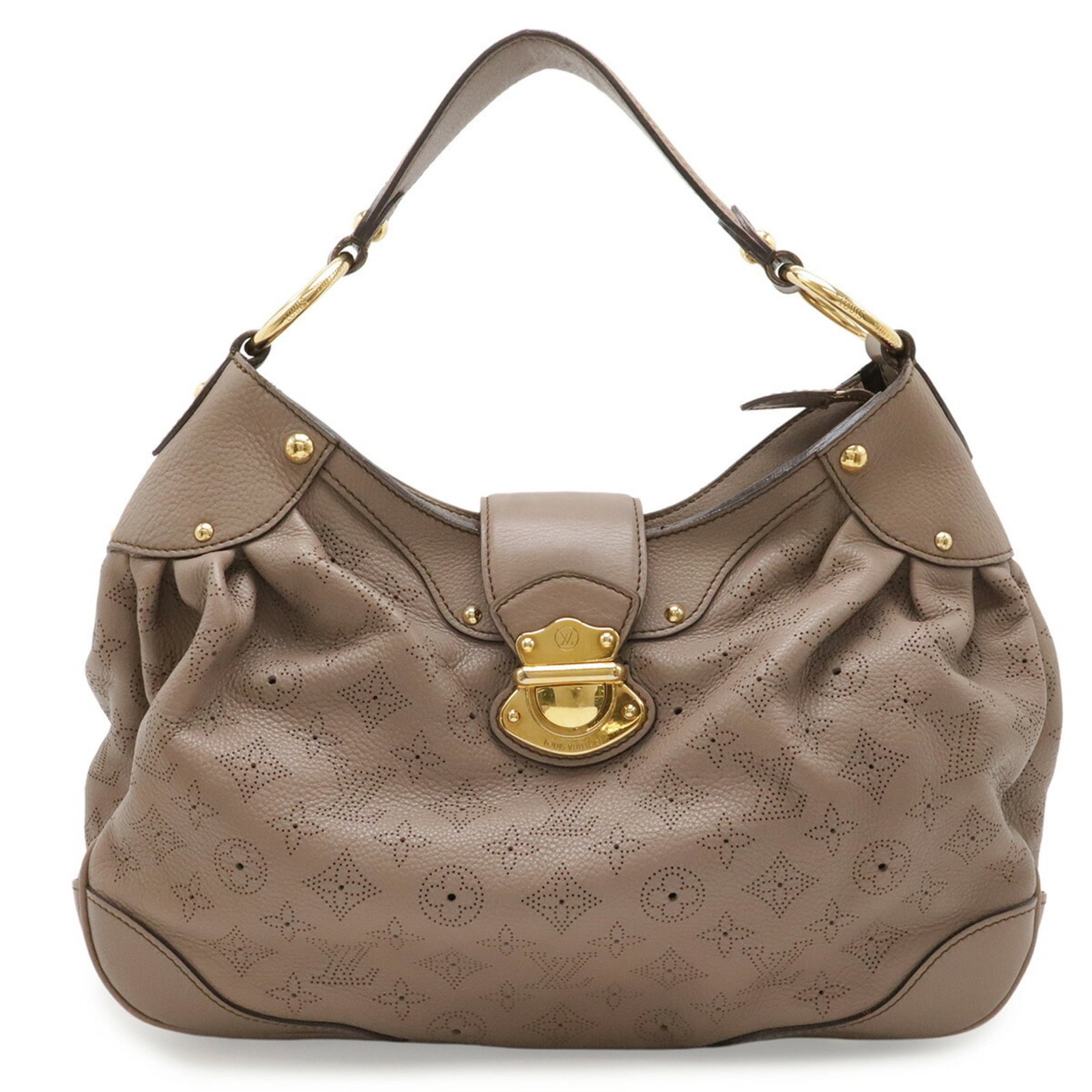 Mahina Leather Shoulder Bag Louis Vuitton: Mahina Leather Shoulder Bag Louis Vuitton Mahina leather shoulder bag from Louis Vuitton features a classic design with a signature Poodle pattern. Made from high-quality Mahina leather, this bag