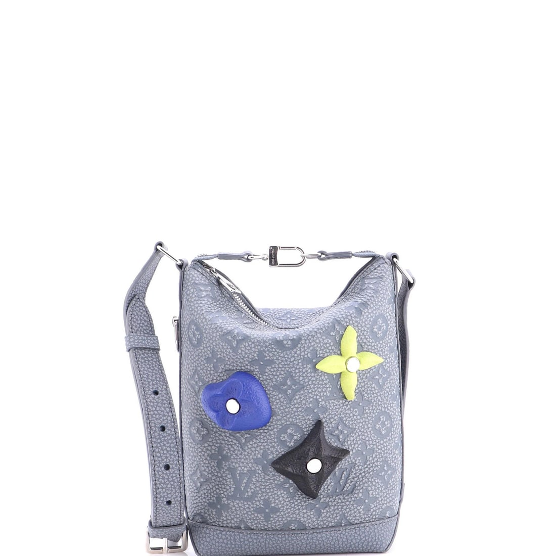 Climbing Cruiser Hobo Louis Vuitton Monogram Taurillon Leather Limited Edition: Climbing Cruiser Hobo Louis Vuitton Monogram Taurillon Leather Limited Edition Climbing Cruiser Hobo Louis Vuitton Monogram Taurillon Leather Limited Edition is a stylish cross body bag with a gray