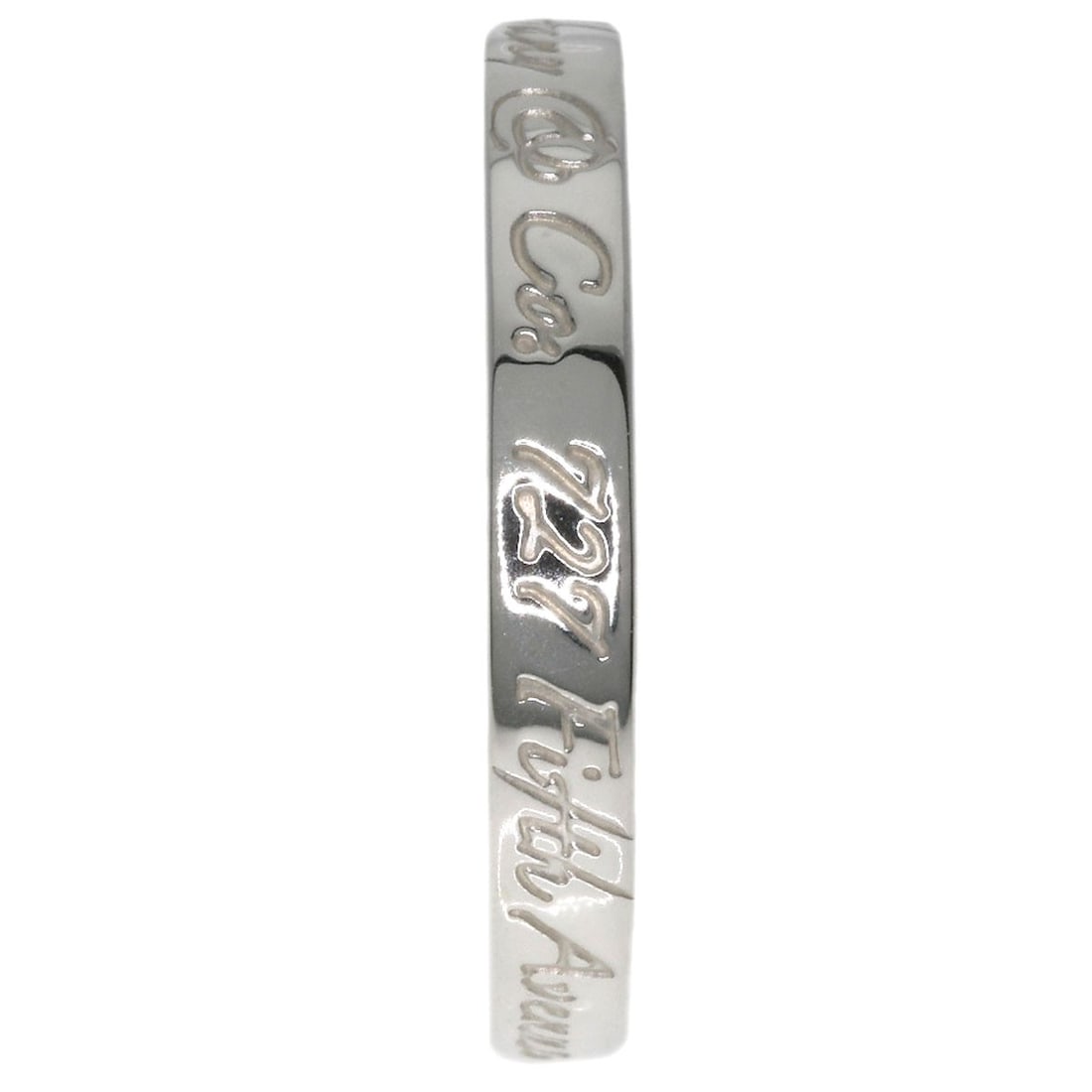 Silver Ring Notes Narrow Tiffany&Co - 3