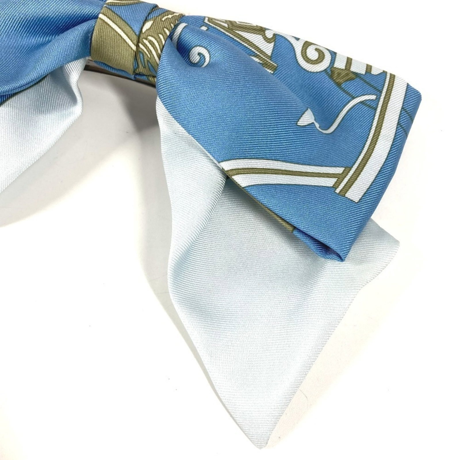 Silk Hermes Barrette - 4