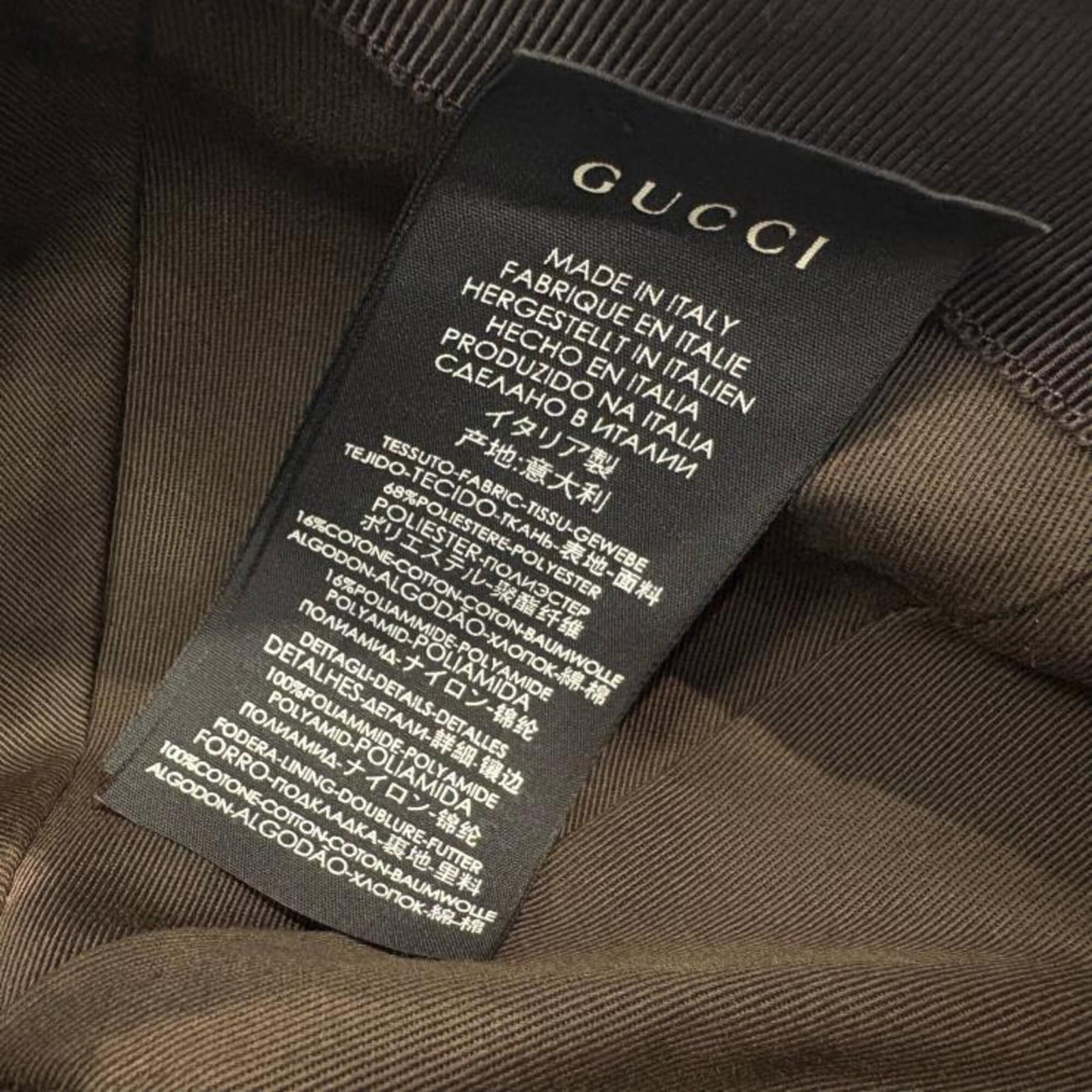 Canvas Leather Gucci Cap - 13