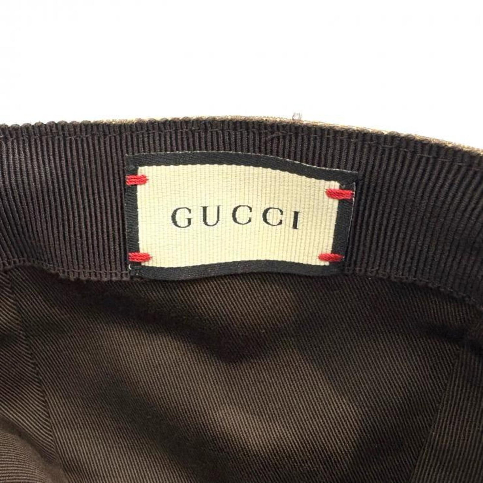 Canvas Leather Gucci Cap - 8