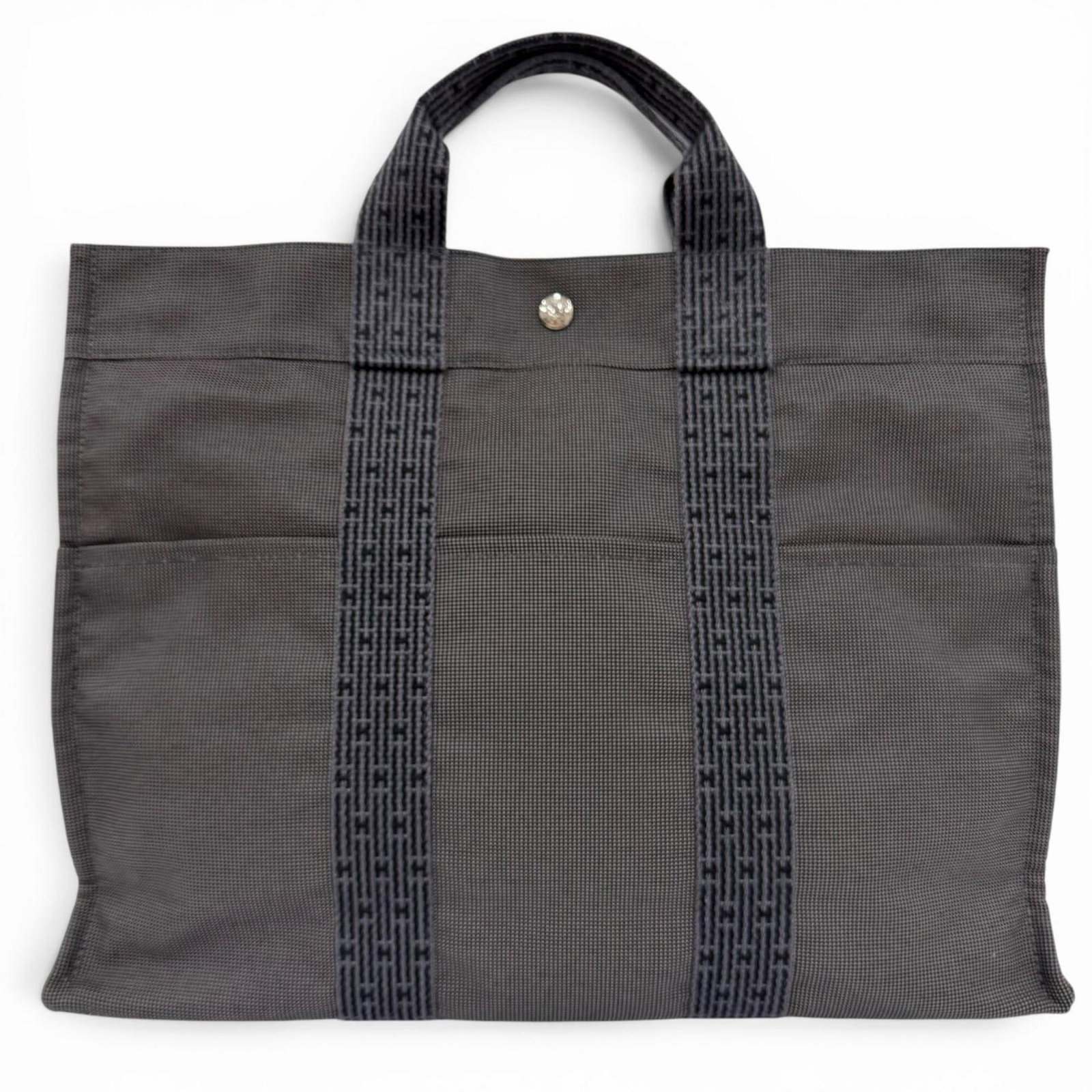 Polyamide Polyester Bag Tote Handbag Hermes - 2