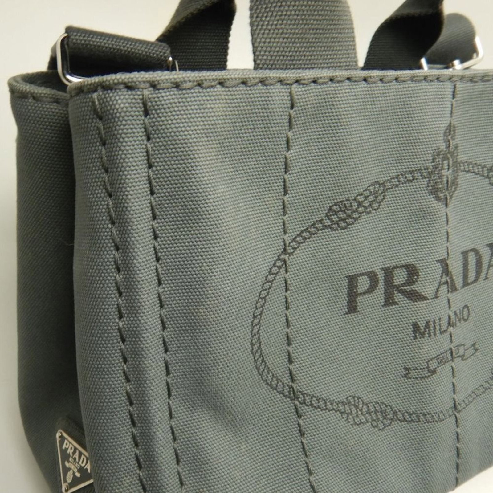 Canvas Prada Tote - 10