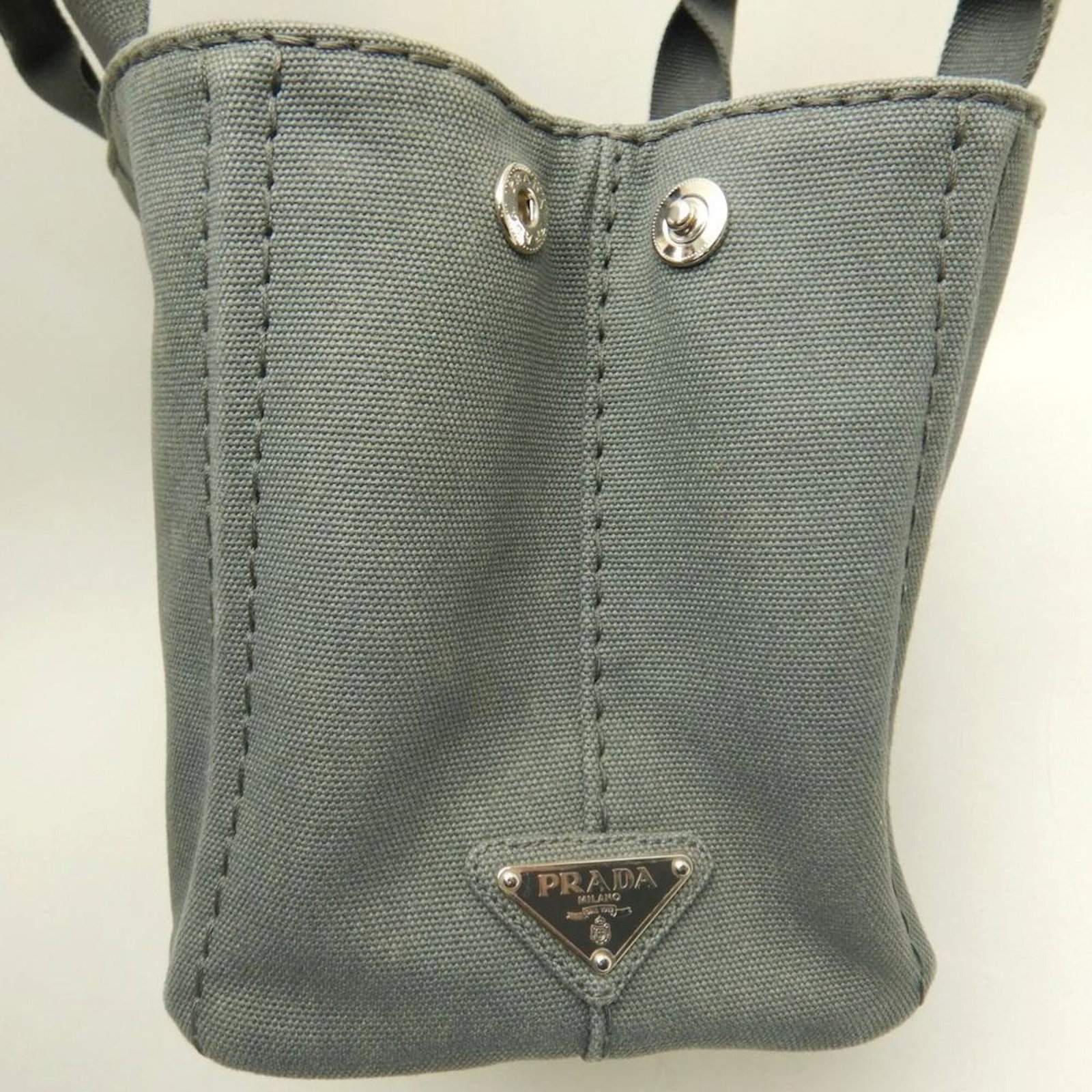 Canvas Prada Tote - 11