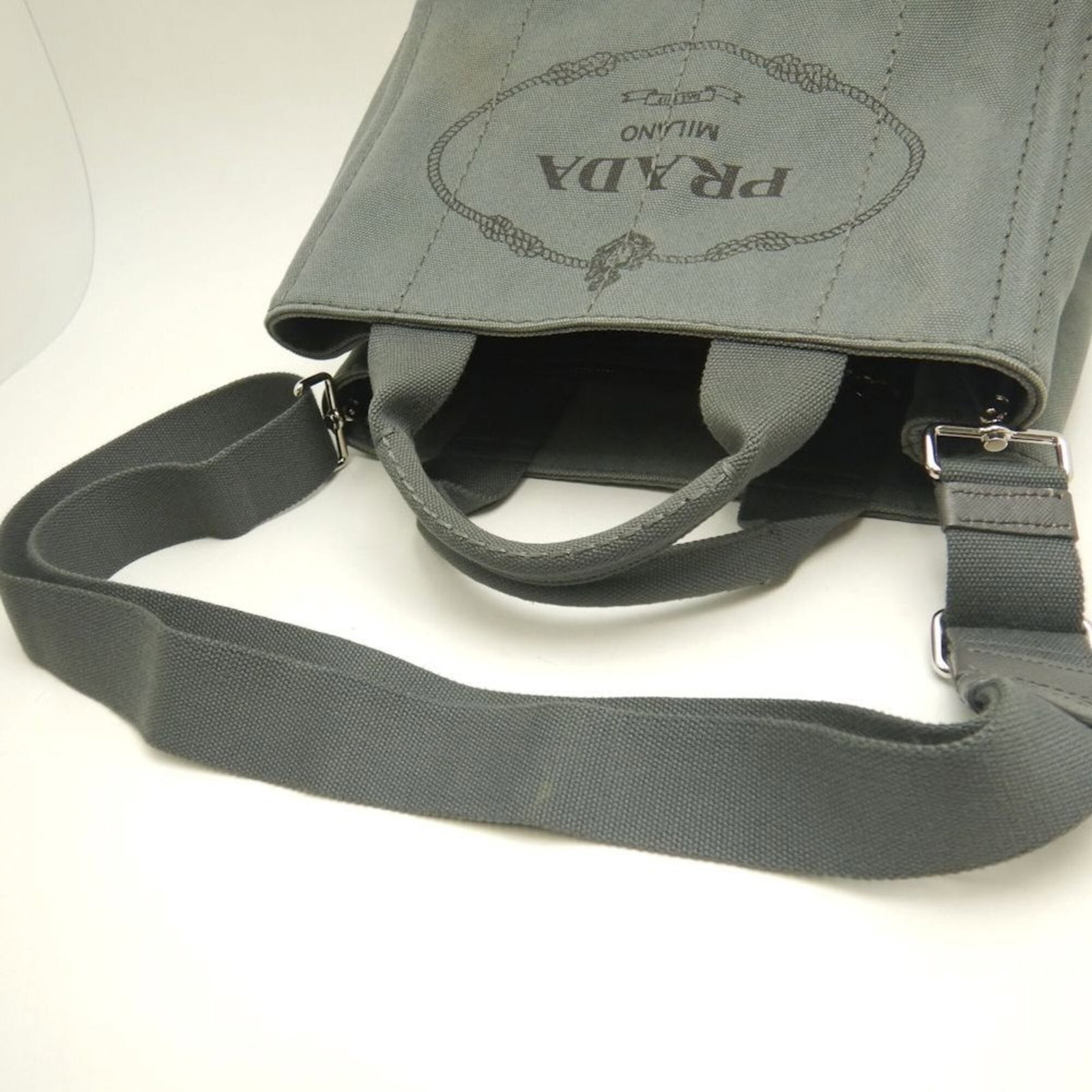 Canvas Prada Tote - 4