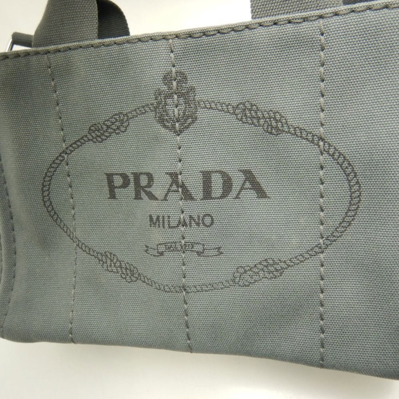 Canvas Prada Tote - 9