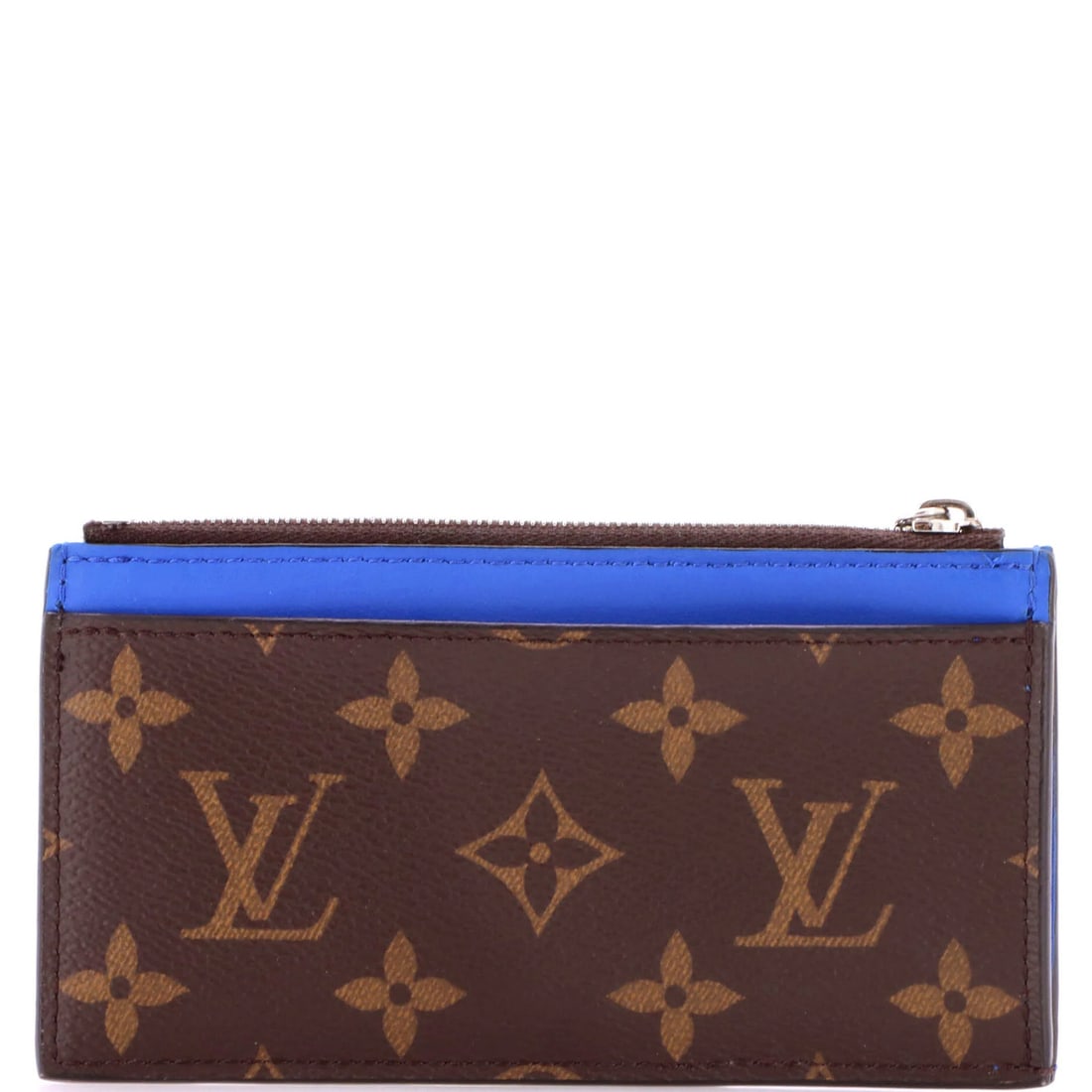 Louis Vuitton Coin Card Holder Macassar Monogram Canvas: Louis Vuitton Coin Card Holder Macassar Monogram Canvas This Louis Vuitton Coin Card Holder Macassar Monogram Canvas features a striking blue canvas coated exterior with intricate Macassar monogram pa