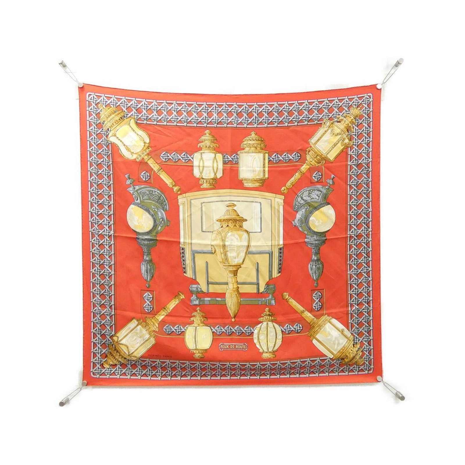 Silk Hermes Scarf: Silk Hermes Scarf Silk from high-quality materials, this 90cm x 90cm scarf is crafted from 100% silk, offering a luxurious feel and appearance. The beige and red color options provide a versatile
