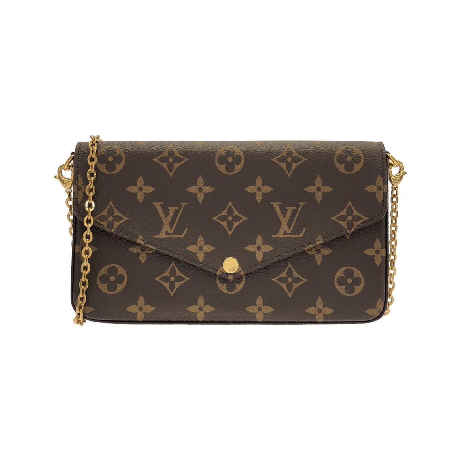Canvas Coated Louis Vuitton Bag Shoulder: Canvas Coated Louis Vuitton Bag Shoulder Coated canvas construction adds a durable touch to this Louis Vuitton shoulder bag, while its marron color provides a timeless and versatile aesthetic.