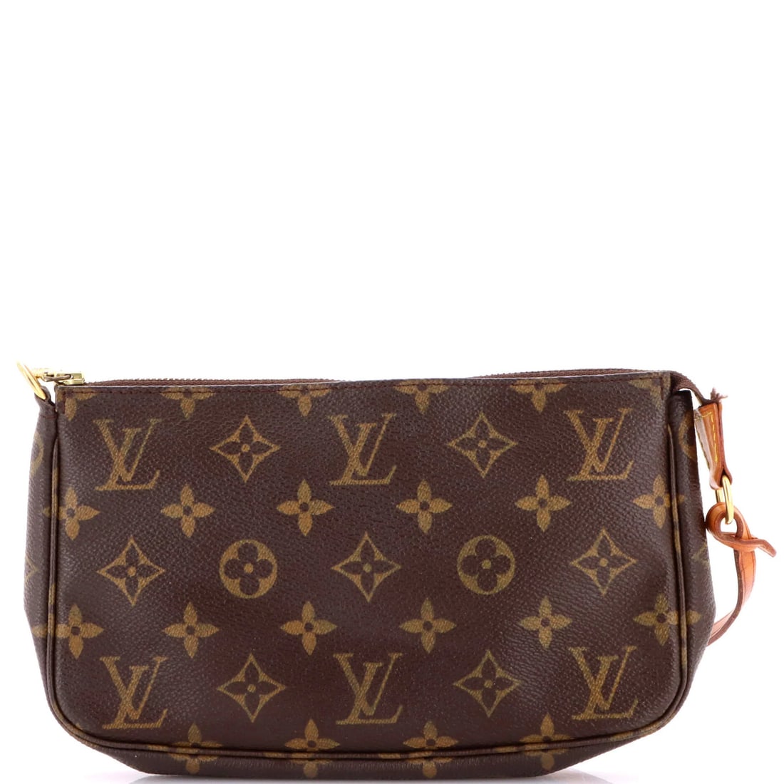 Monogram Canvas Pochette Accessoires Louis Vuitton: Monogram Canvas Pochette Accessoires Louis Vuitton This Louis Vuitton Monogram Canvas Pochette Accessoires features a classic design with a timeless brown exterior and gold hardware. With its 6"