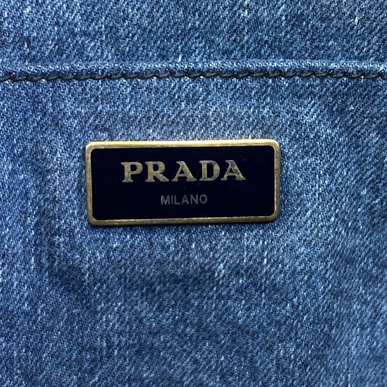 Handbag Denim Prada - 6