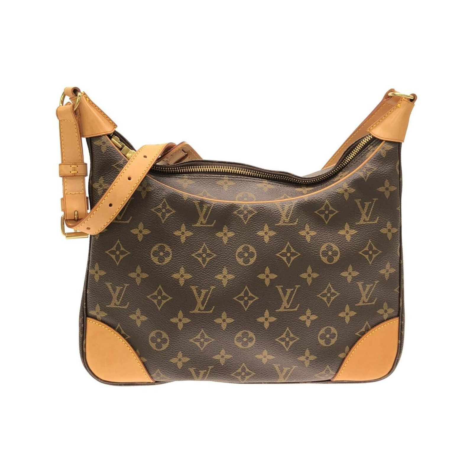 Canvas Coated Louis Vuitton Bag Shoulder: Canvas Coated Louis Vuitton Bag Shoulder This Louis Vuitton Monogram shoulder bag features a coated canvas material and gold hardware, with a signature on the interior. The bag measures 19cm x 31cm x