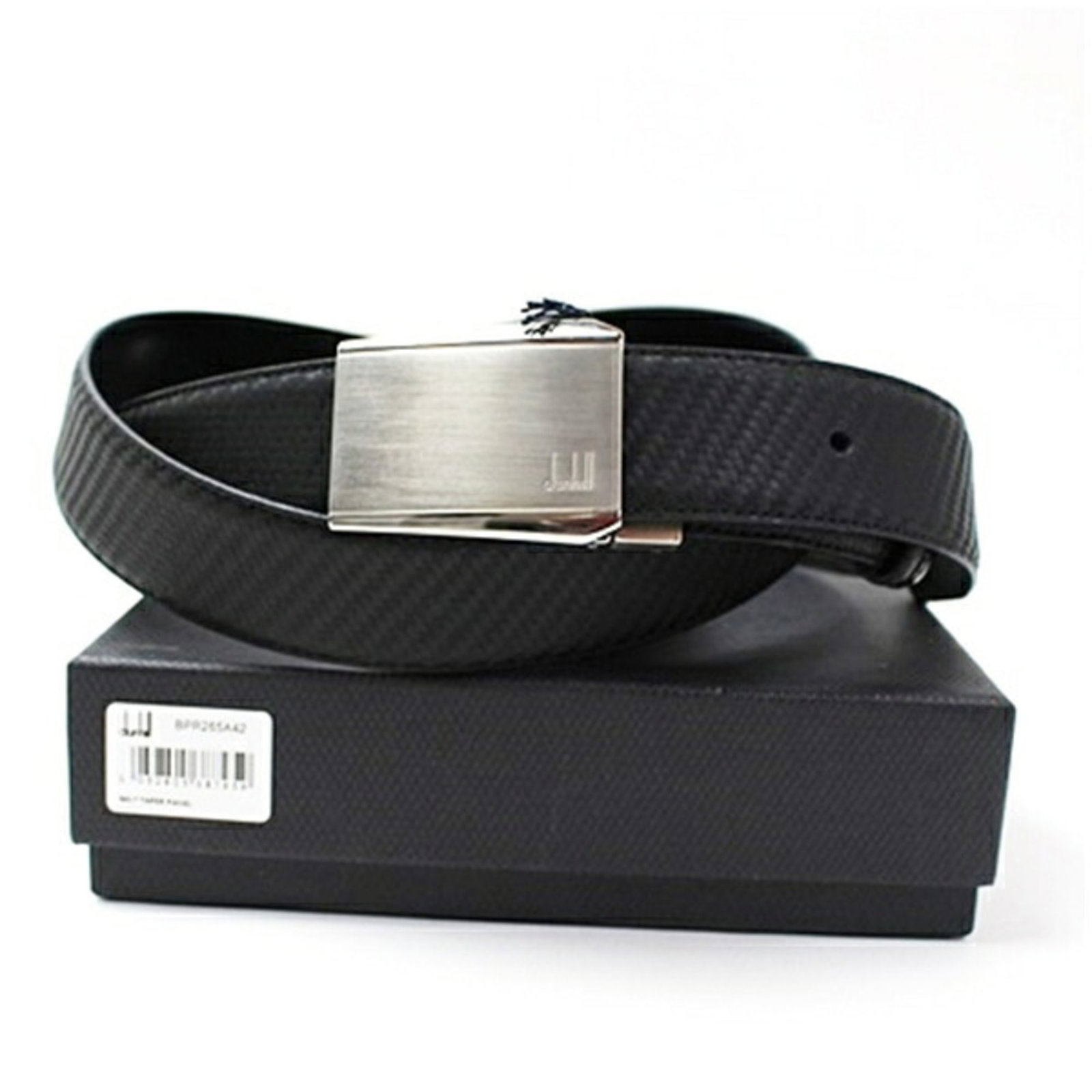 Standard Dunhill Belt: Standard Dunhill Belt Standard Dunhill Belt features a classic black or brown leather strap, available in lengths of 40.94'' to 46.06''. Made from high-quality leather, this belt is a timeless