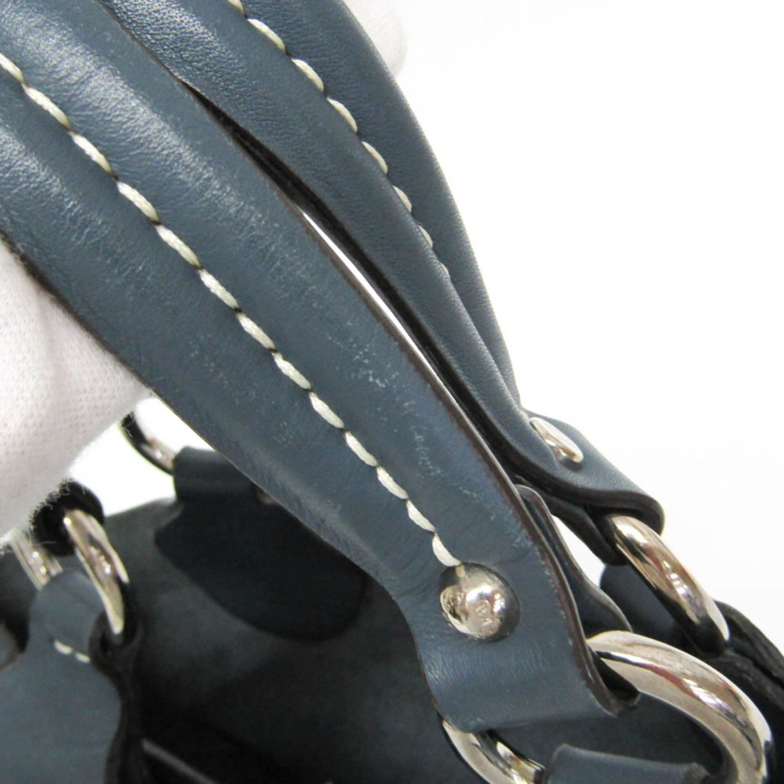 Handbag Leather Bally - 7