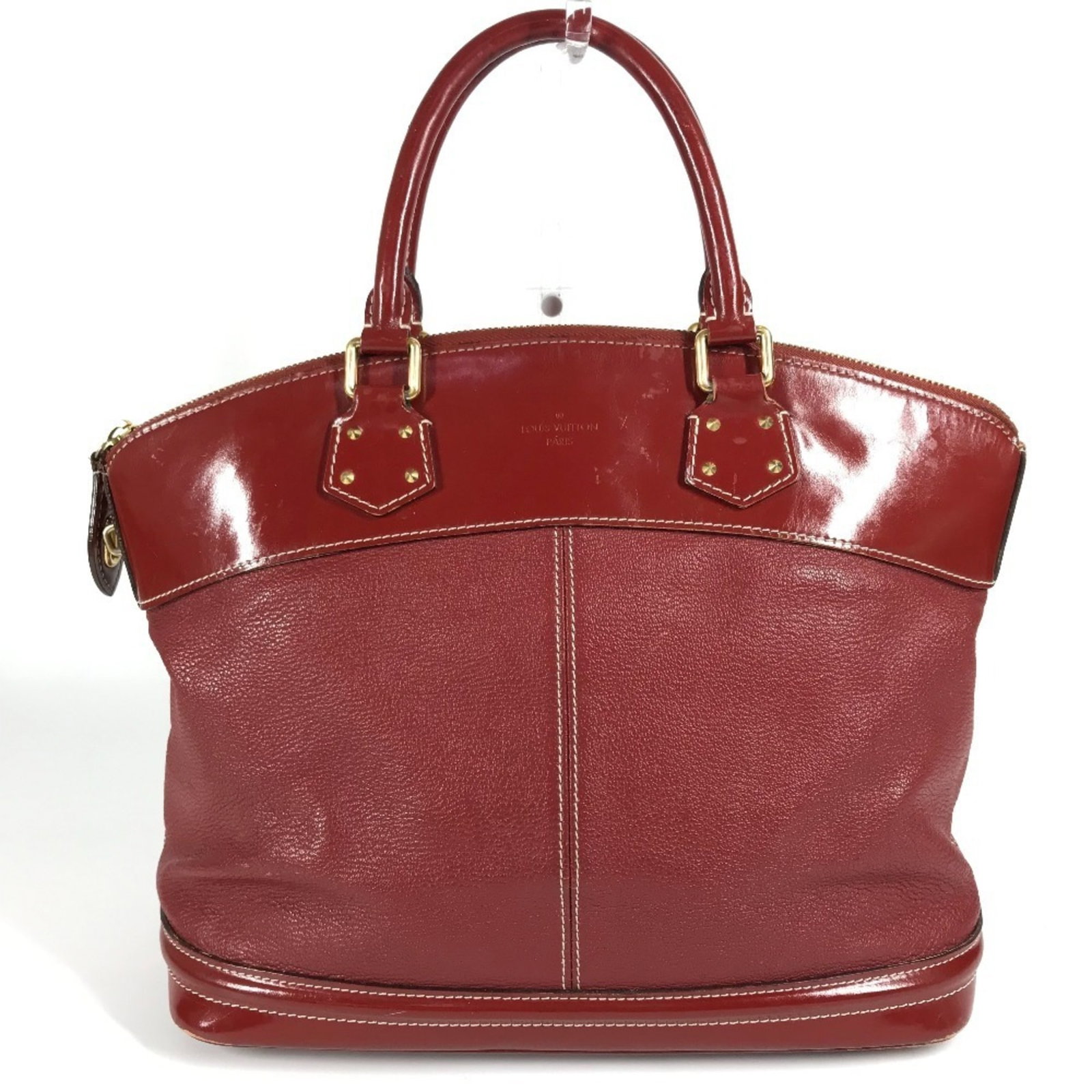 Louis Vuitton Handbag Tote Bag Suhali Leather: Louis Vuitton Handbag Tote Bag Suhali Leather Suhali leather Louis Vuitton tote bag in red color, measuring 29cm x 33cm x 17cm. This handbag features high-quality Suhali leather construction,