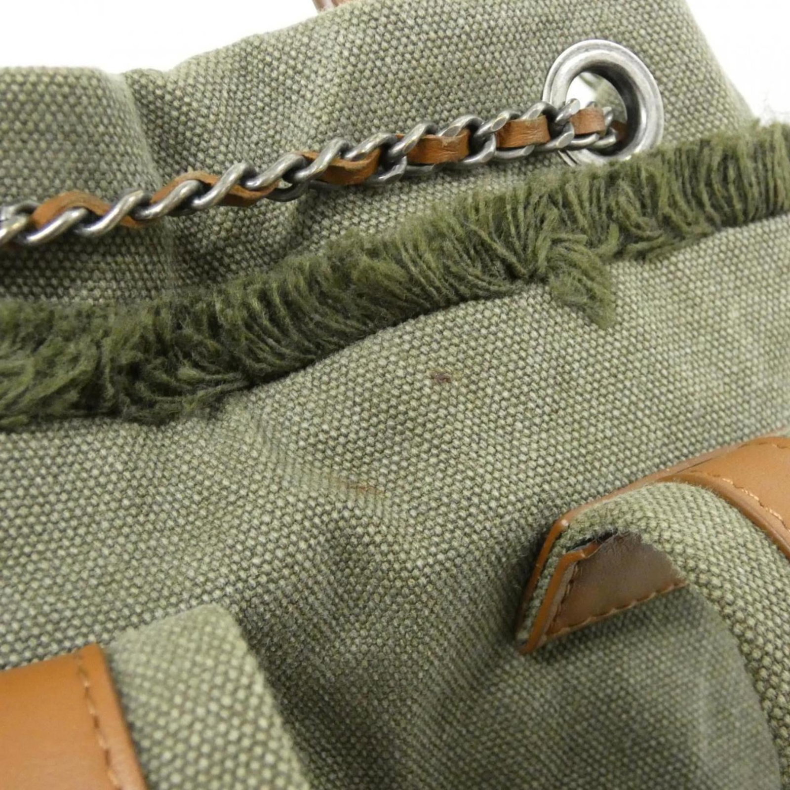 Canvas Backpack Chanel Spangles - 7