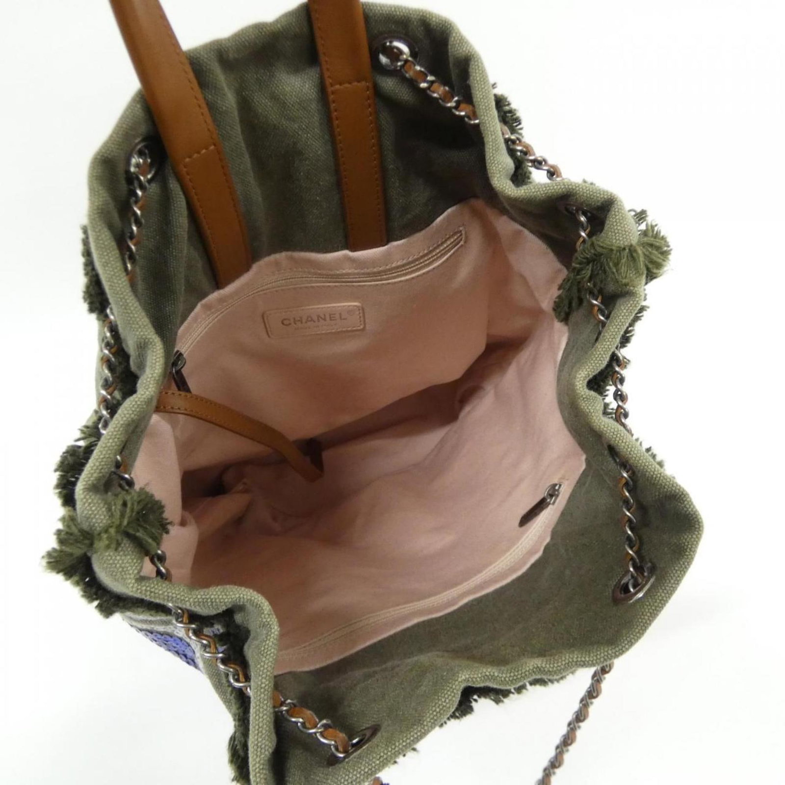 Canvas Backpack Chanel Spangles - 9