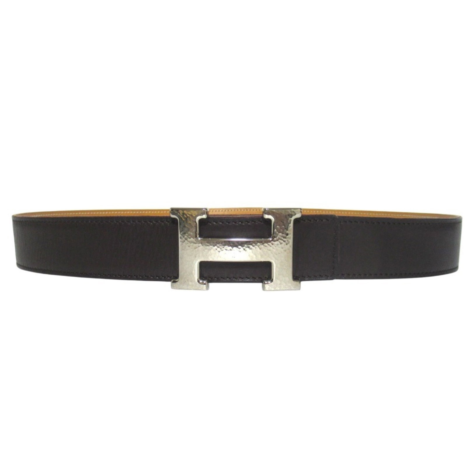 Hermes Standard Belt: Hermes Standard Belt The Hermes Standard Belt is a high-quality, reversible leather accessory, available in beige and brown colors. Measuring 78cm-83cm in length and 3cm in width, this belt features a