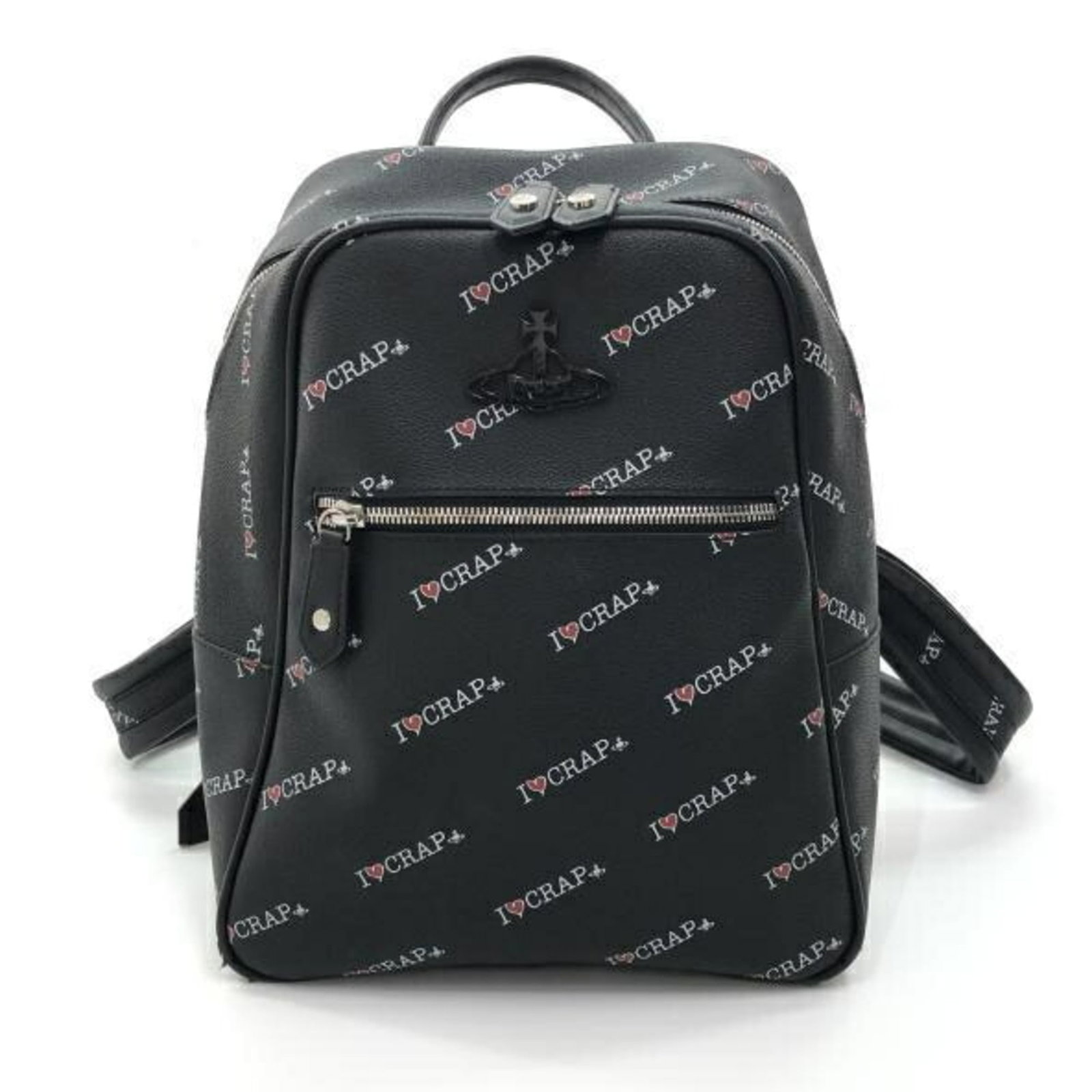 Vivienne Westwood Backpack: Vivienne Westwood Backpack Black Vivienne Westwood Backpack, 32cm x 25cm x 14cm, a stylish and functional accessory for everyday use. This backpack features the iconic design of Vivienne Westwood,